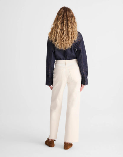Madewell The Perfect Vintage Wide-Leg Crop Jean Vintage Canvas