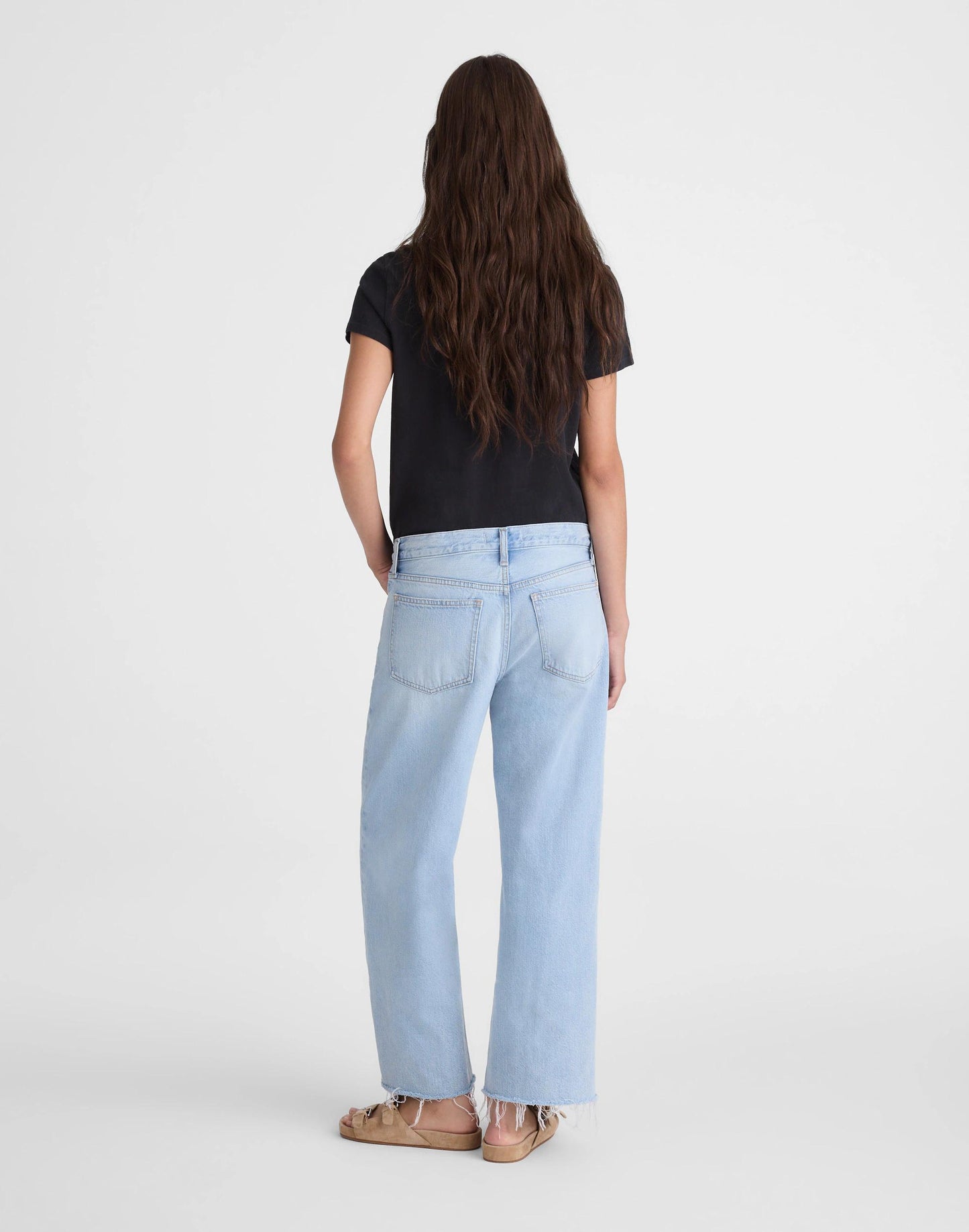 Madewell Low-Slung Baggy Crop Jean Foster Wash