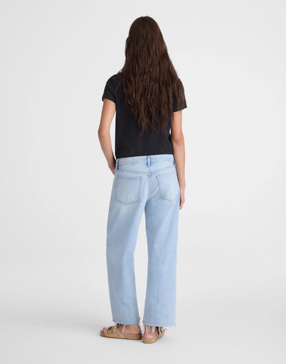 Madewell Low-Slung Baggy Crop Jean Foster Wash