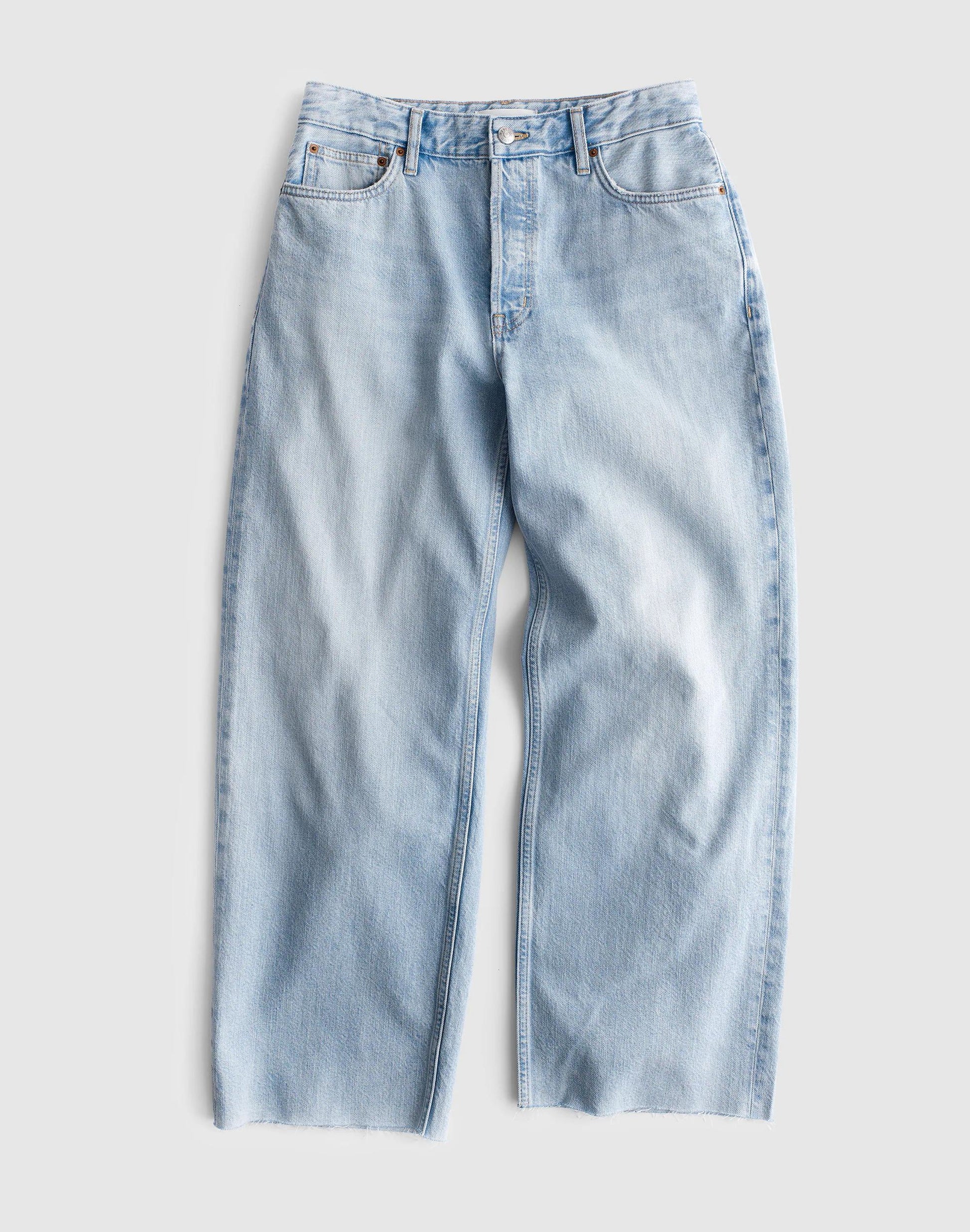 Madewell Low-Slung Baggy Crop Jean Foster Wash