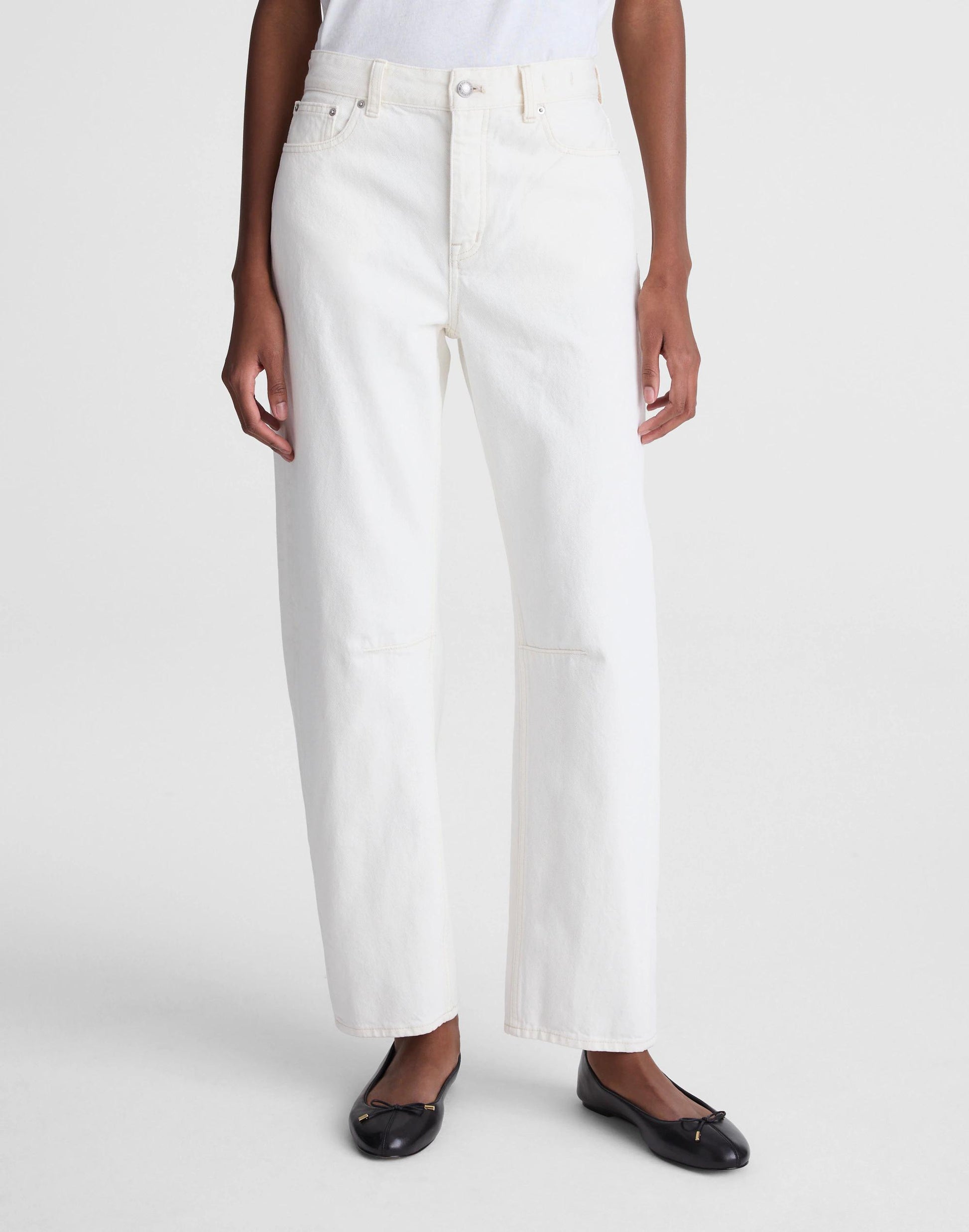 Madewell The Darted Barrel-Leg Jean Vintage Canvas