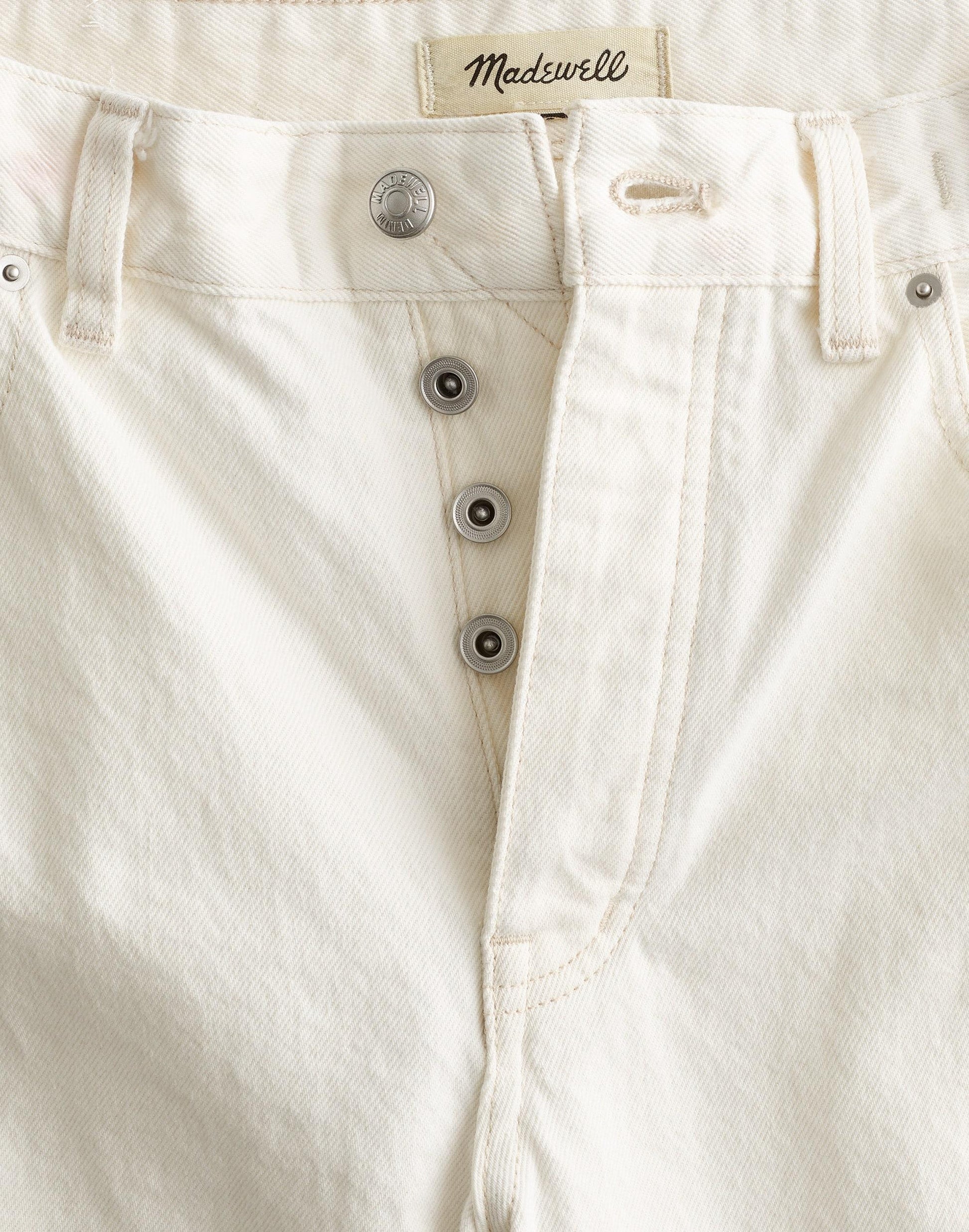Madewell The Darted Barrel-Leg Jean Vintage Canvas