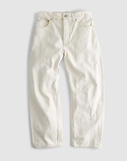 Madewell The Darted Barrel-Leg Jean Vintage Canvas