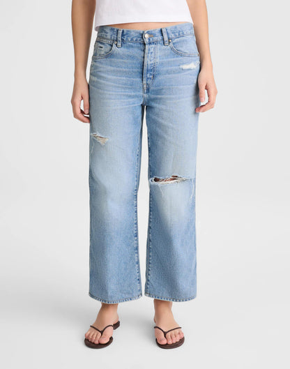 Madewell Low-Slung Baggy Crop Jean Larson Wash