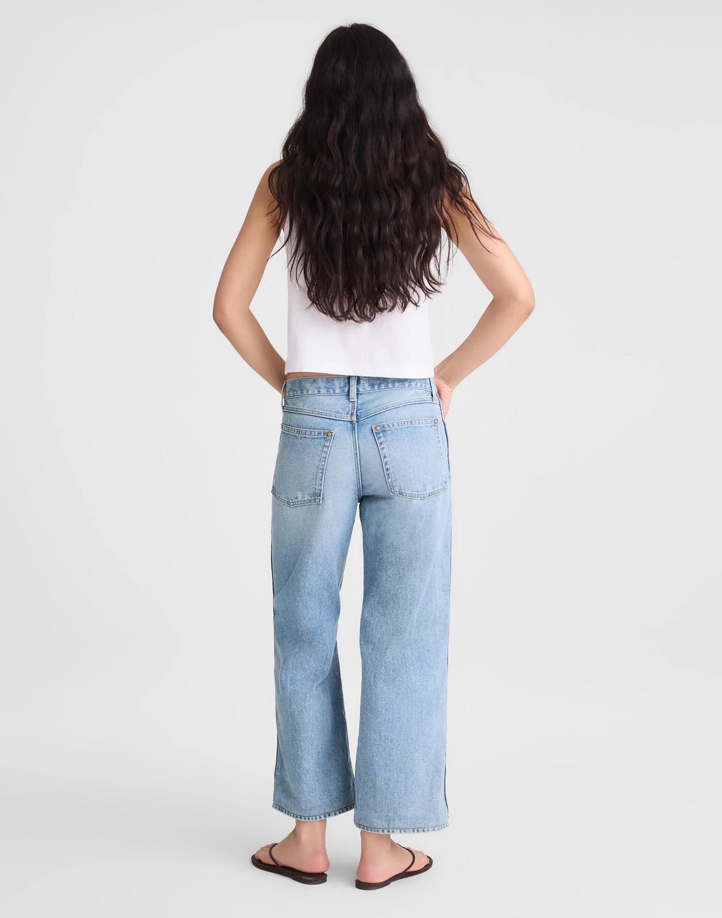 Madewell Low-Slung Baggy Crop Jean Larson Wash