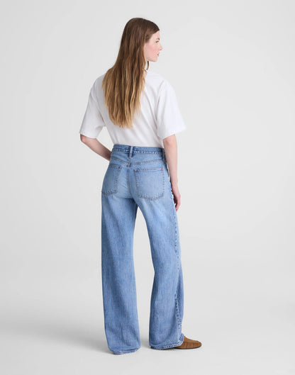 Madewell The Ultimate Wide-Leg Jean in Airy Denim Raebrook Wash