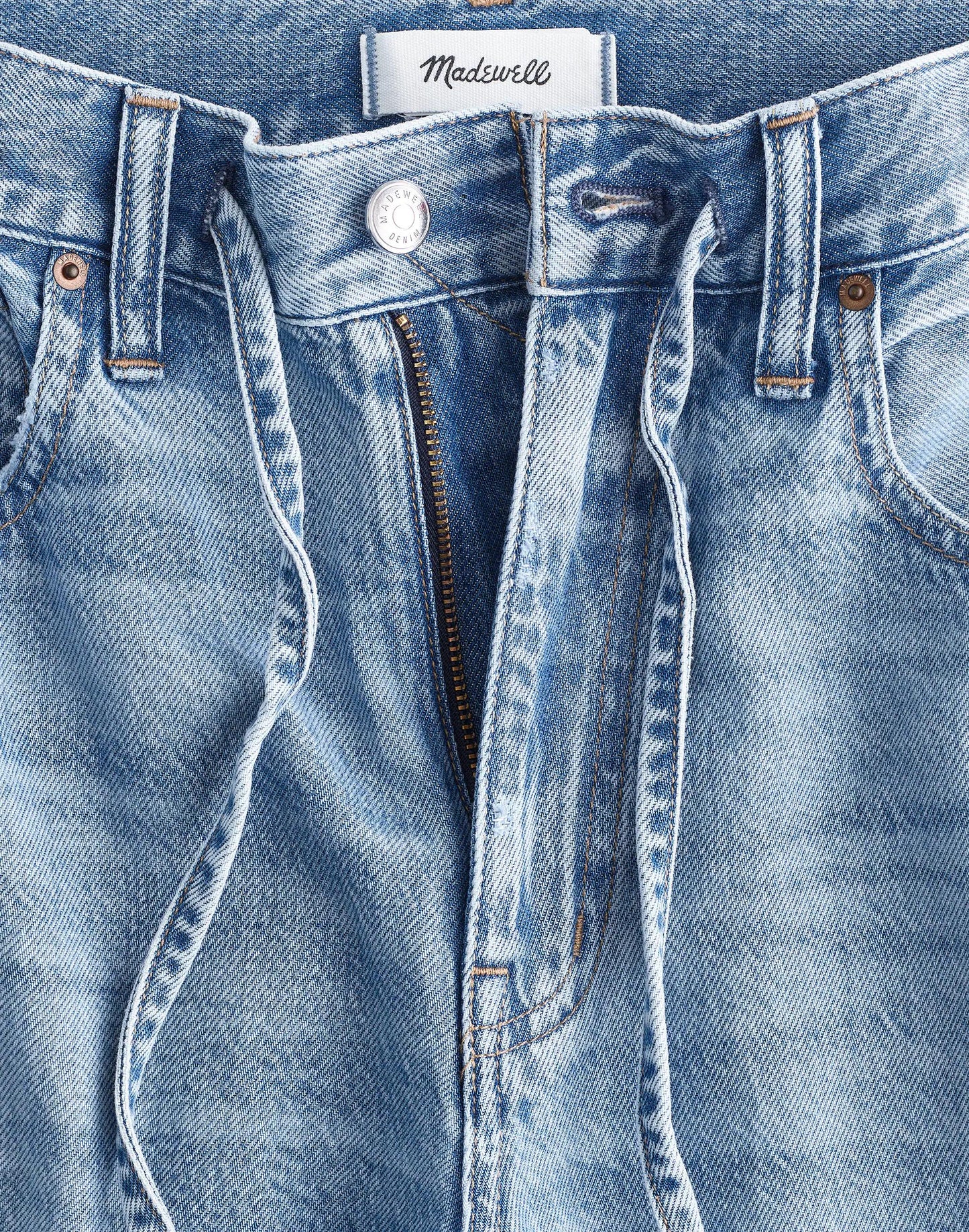 Madewell The Ultimate Wide-Leg Jean in Airy Denim Raebrook Wash