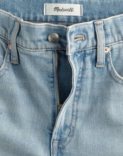 Madewell The Longline Straight Crop Jean Foster Wash