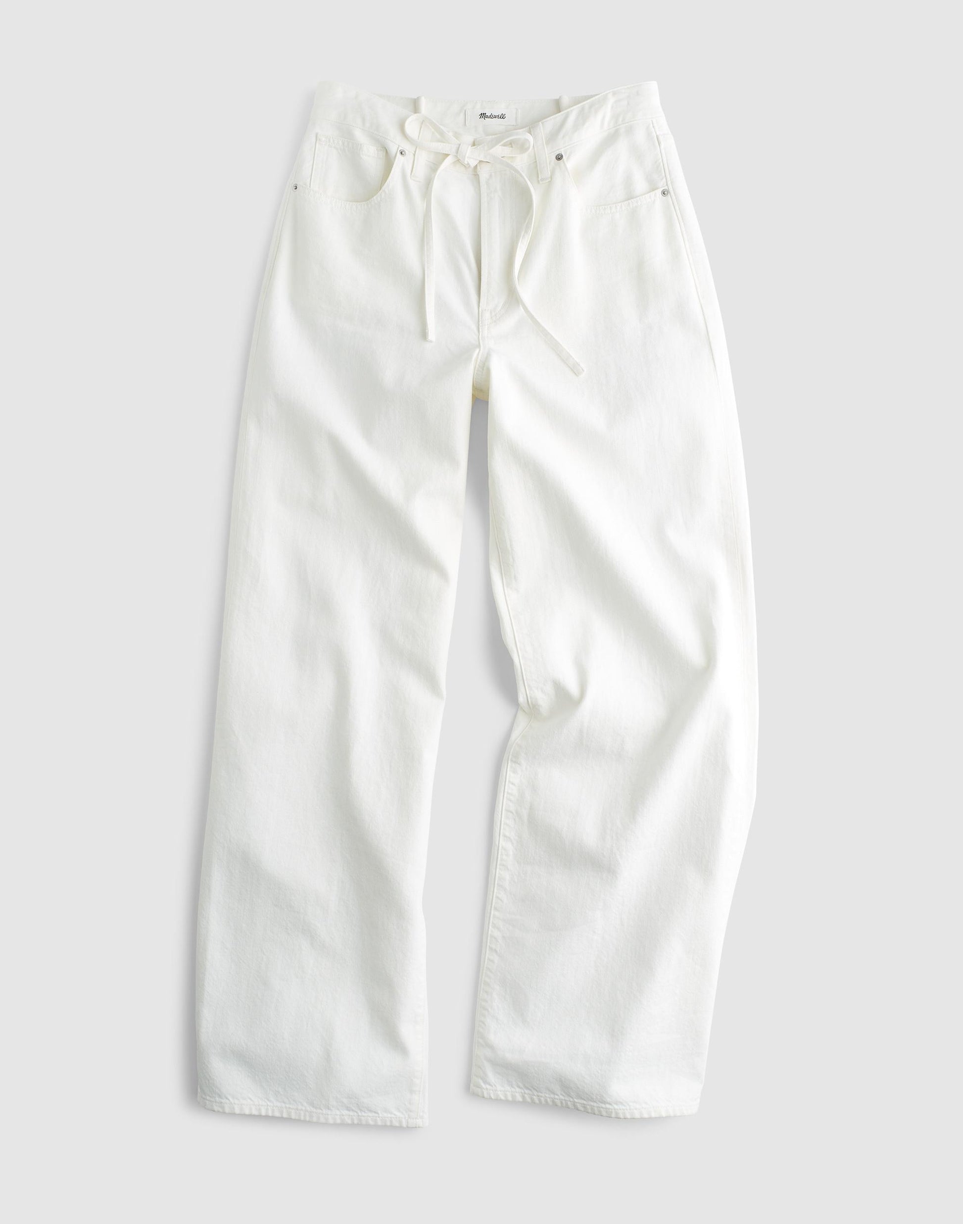 Madewell The Curvy Ultimate Wide-Leg Jean Tile White