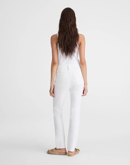 Madewell The Pencil Jean in Super Stretch Denim Tile White