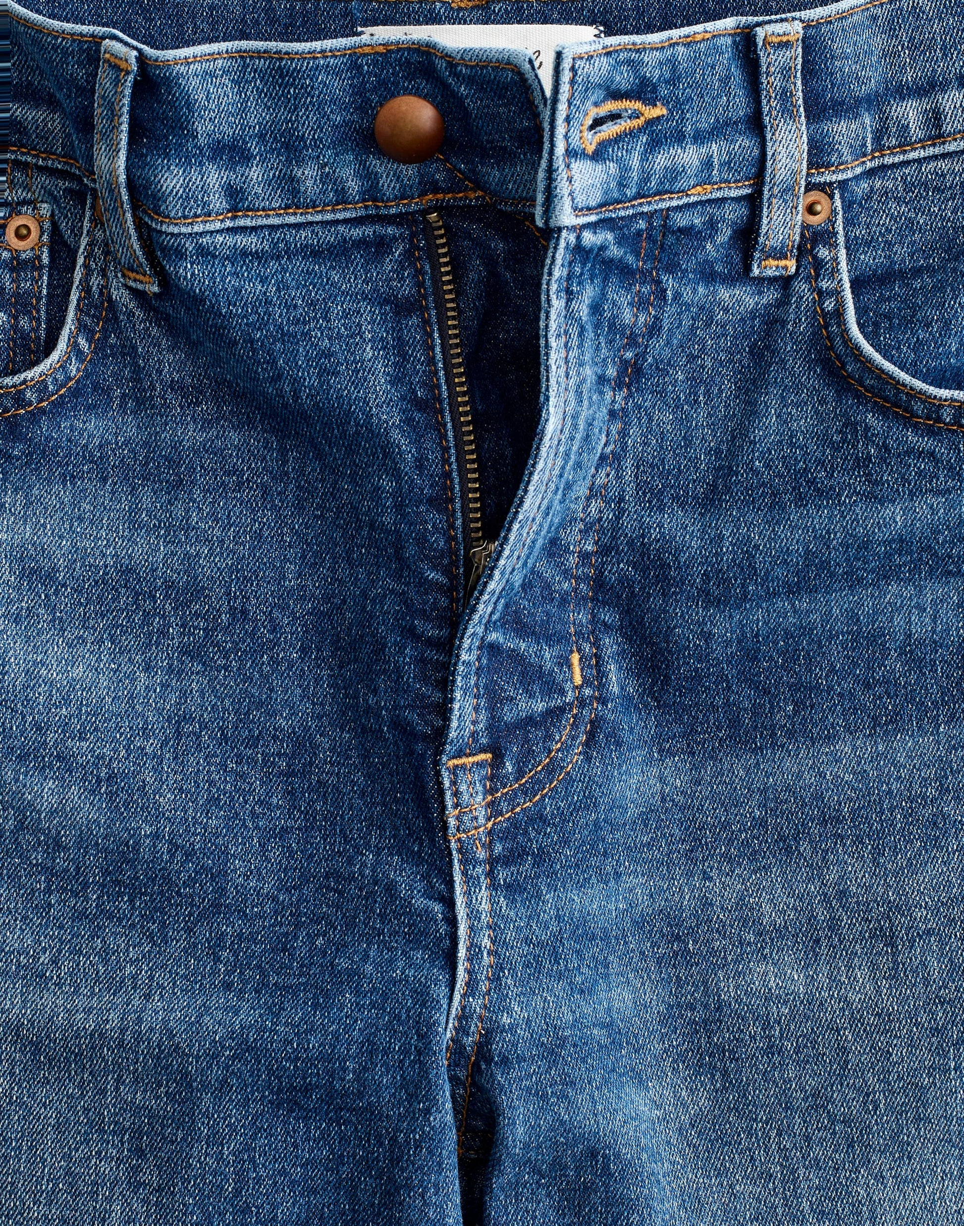 Madewell Circular Longline Straight Jean Storm Cloud Wash
