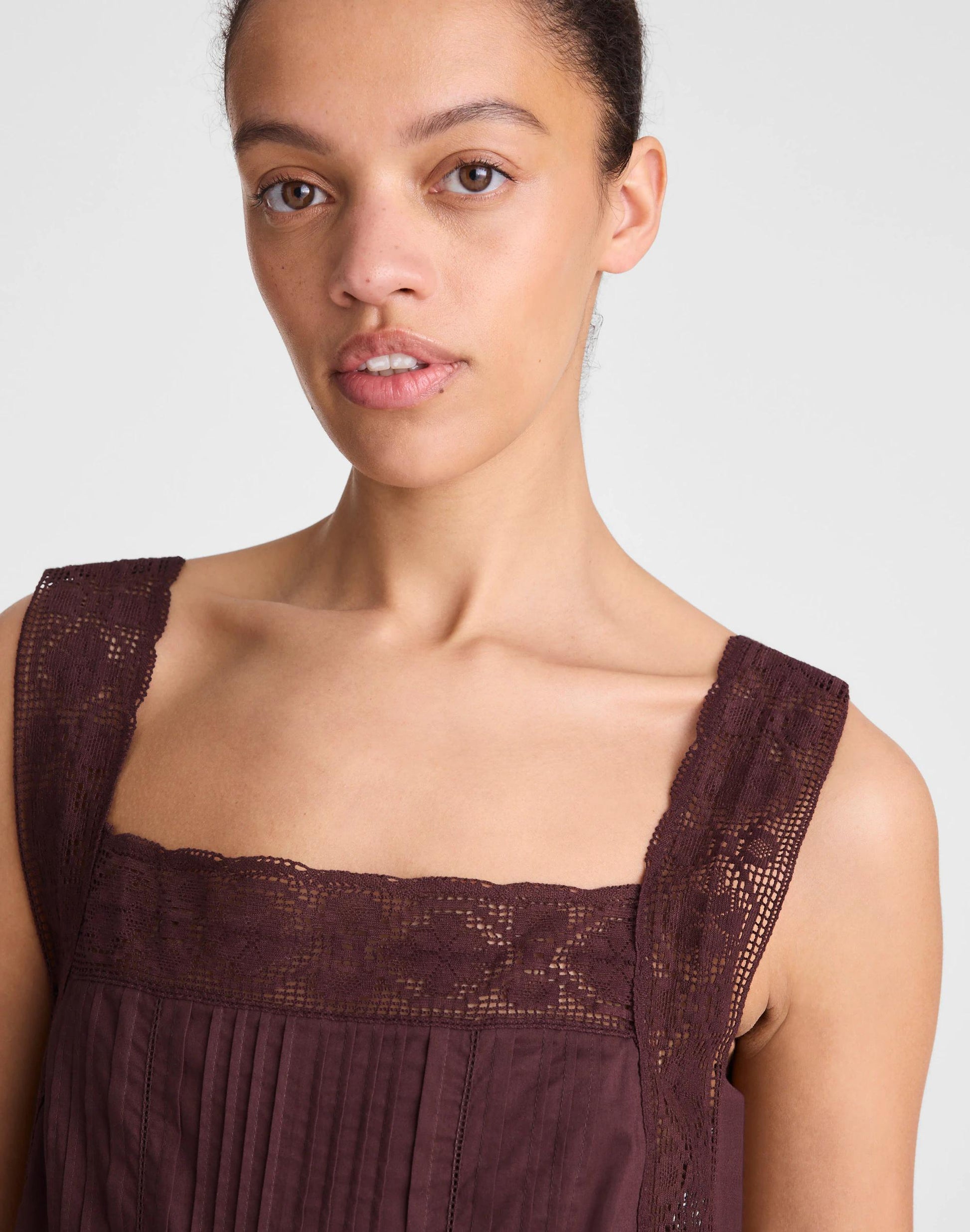 Madewell The Sophie Mini Dress Burnt Cocoa