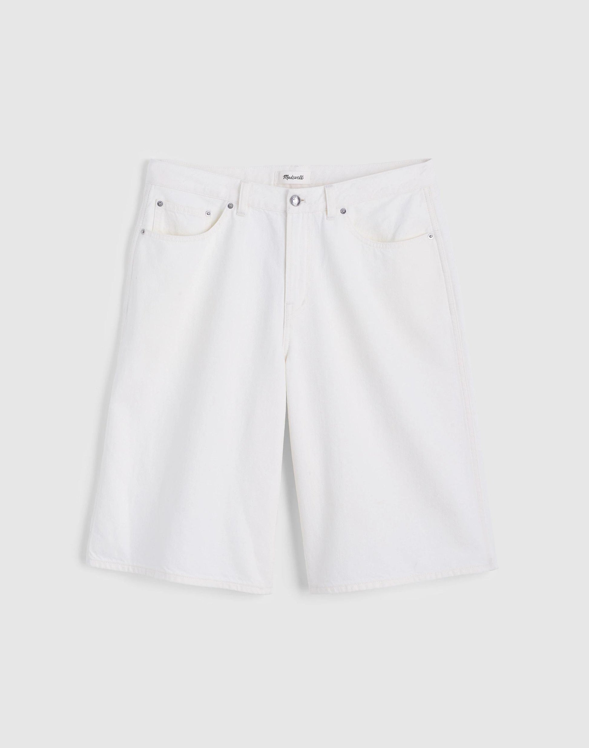 Madewell The V-Waist Bermuda Short Tile White