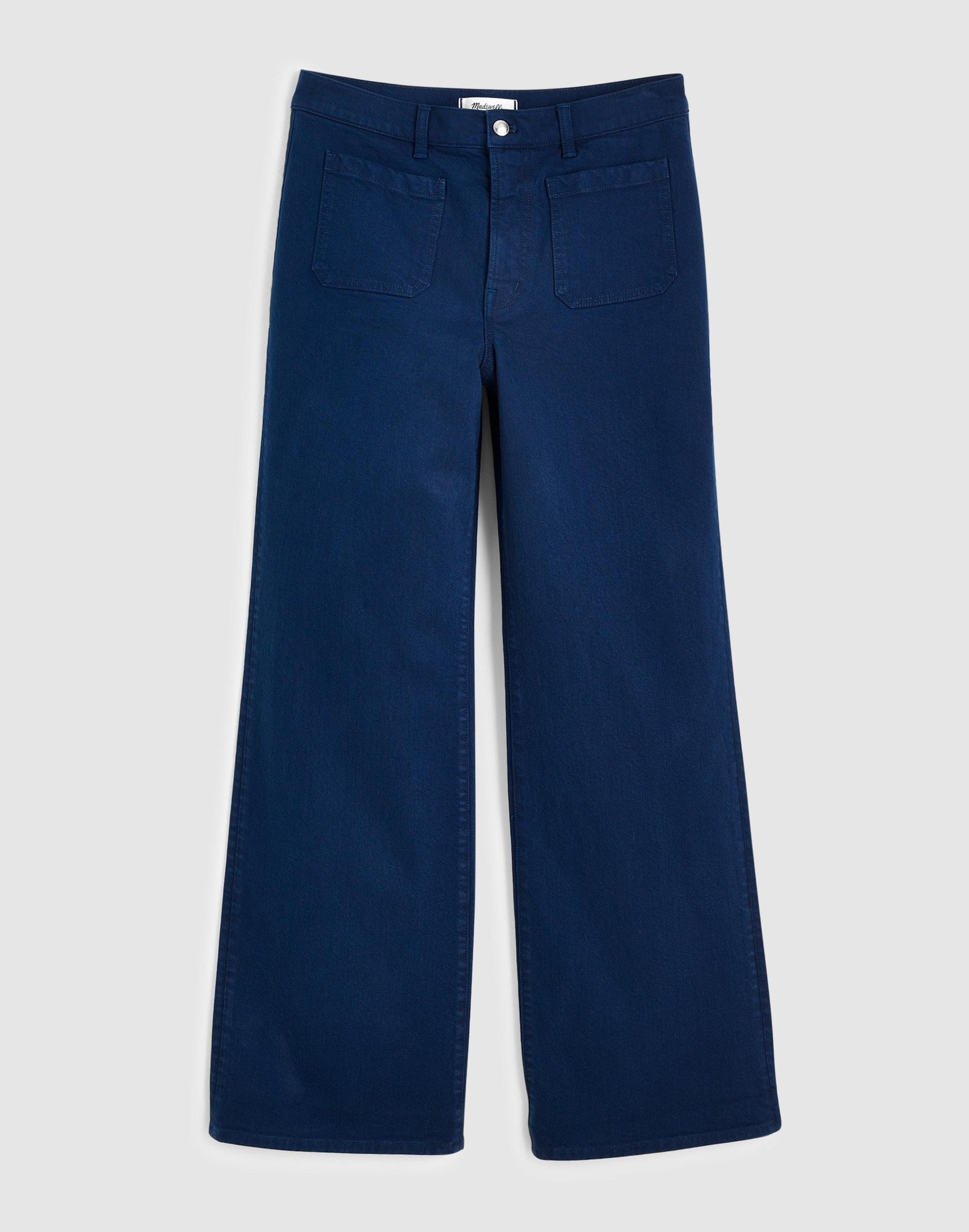 Madewell The Plus Emmy Wide-Leg Pant Classic Indigo