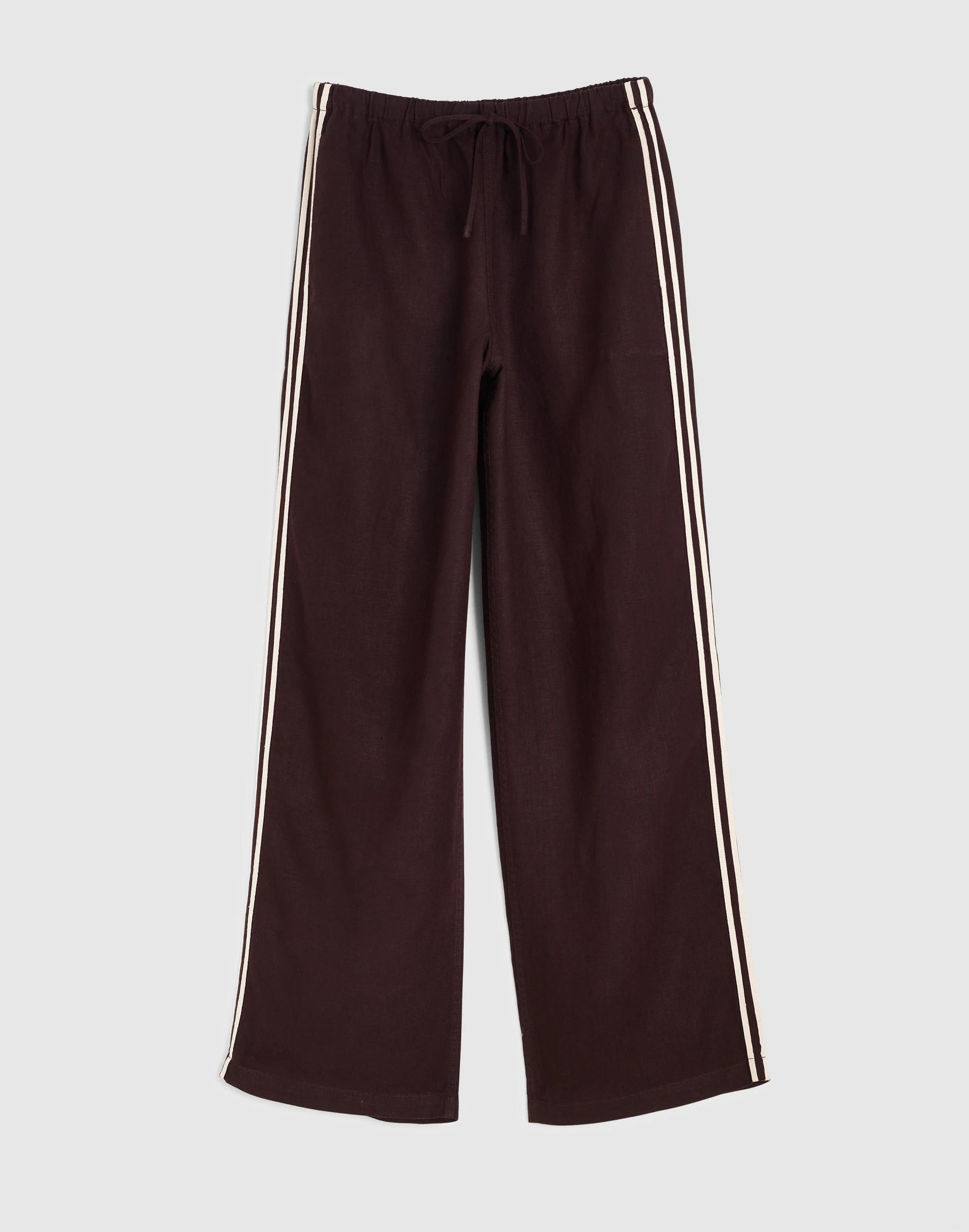 Madewell Pull-On Pants in 100% Linen Cocoa