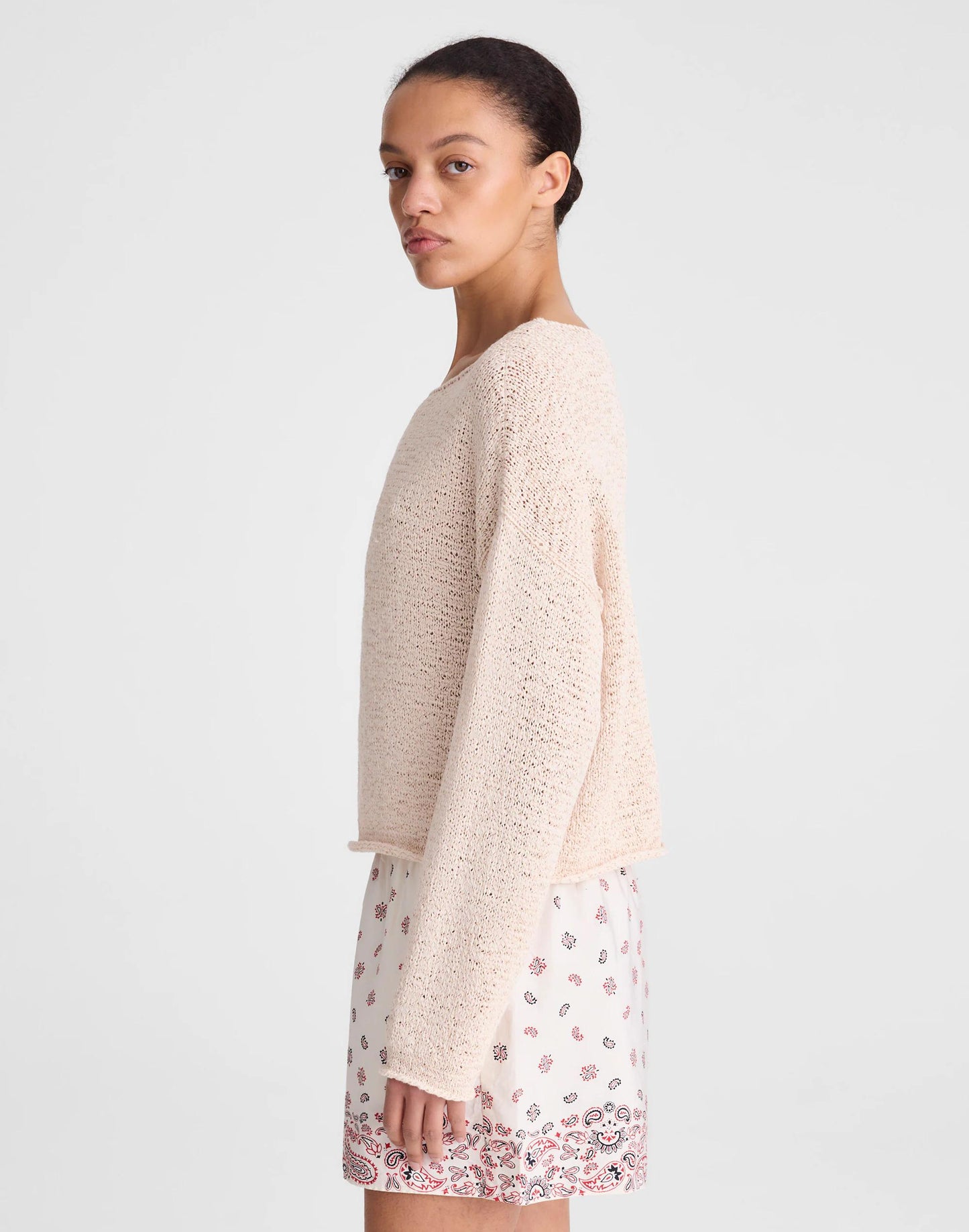 Madewell Boatneck Pullover Sweater Oatly