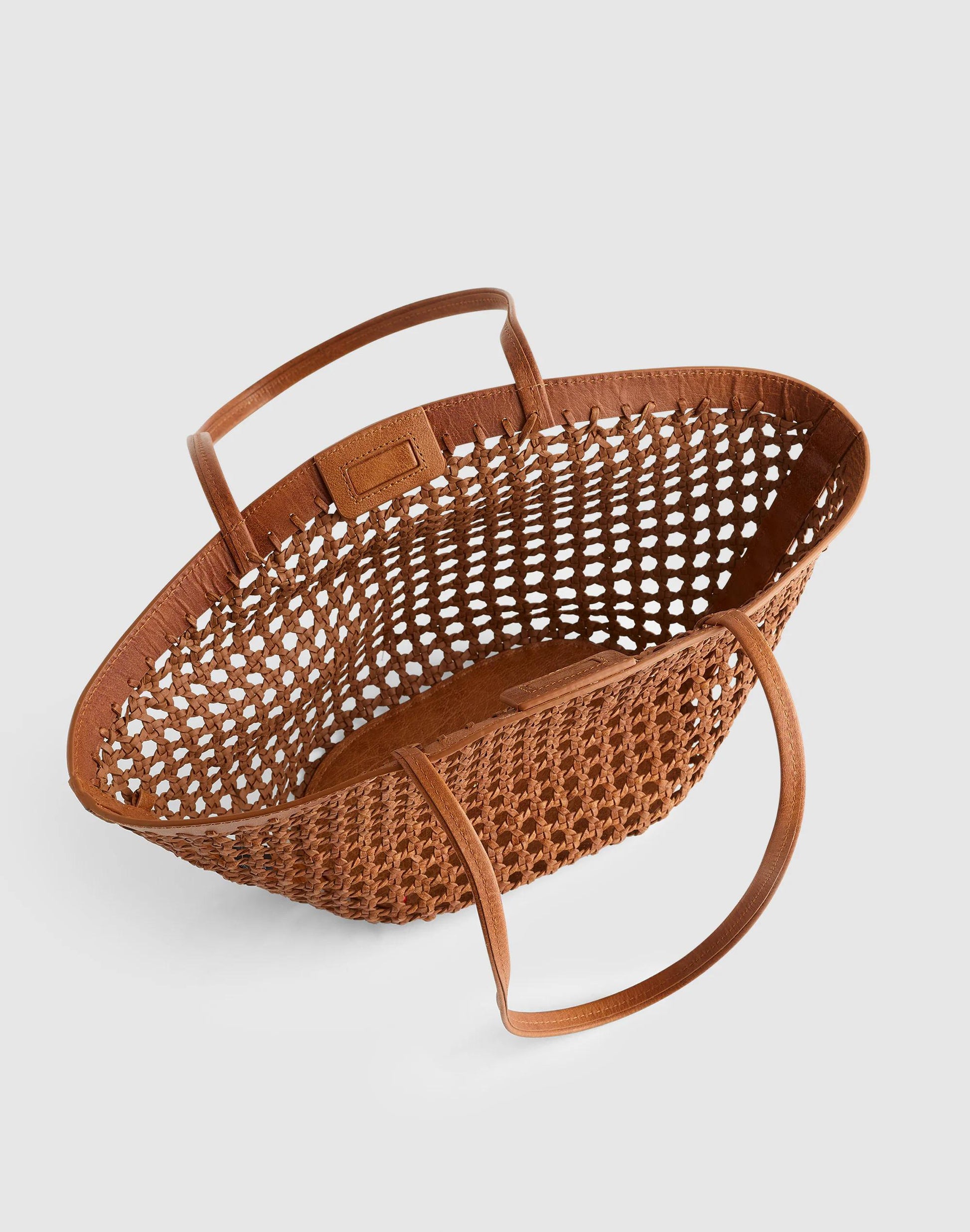 Madewell Caning Tote Toasted Coconut