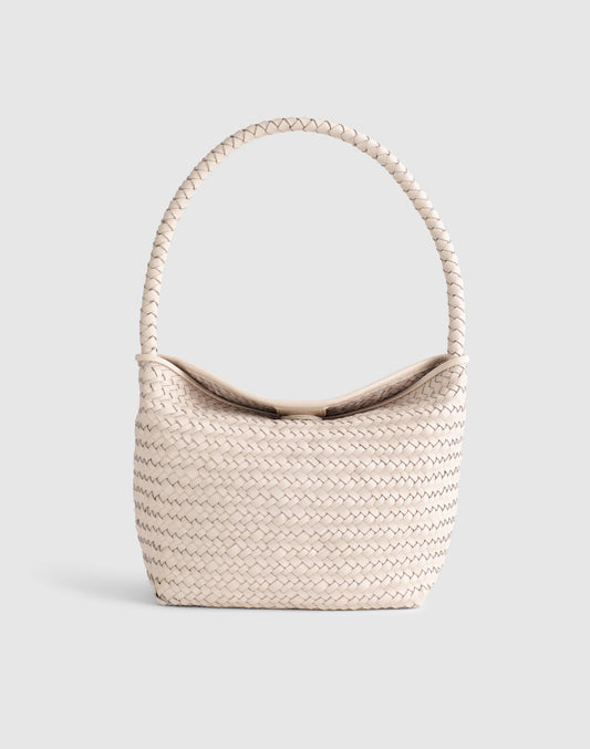 Madewell The Signature Woven Shoulder Bag Vintage Muslin