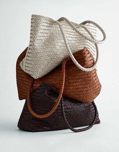Madewell The Signature Woven Tote Coffee Bean