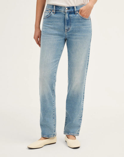 Madewell The Jules Slim-Straight Jean Raebrook Wash