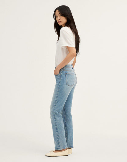Madewell The Jules Slim-Straight Jean Raebrook Wash