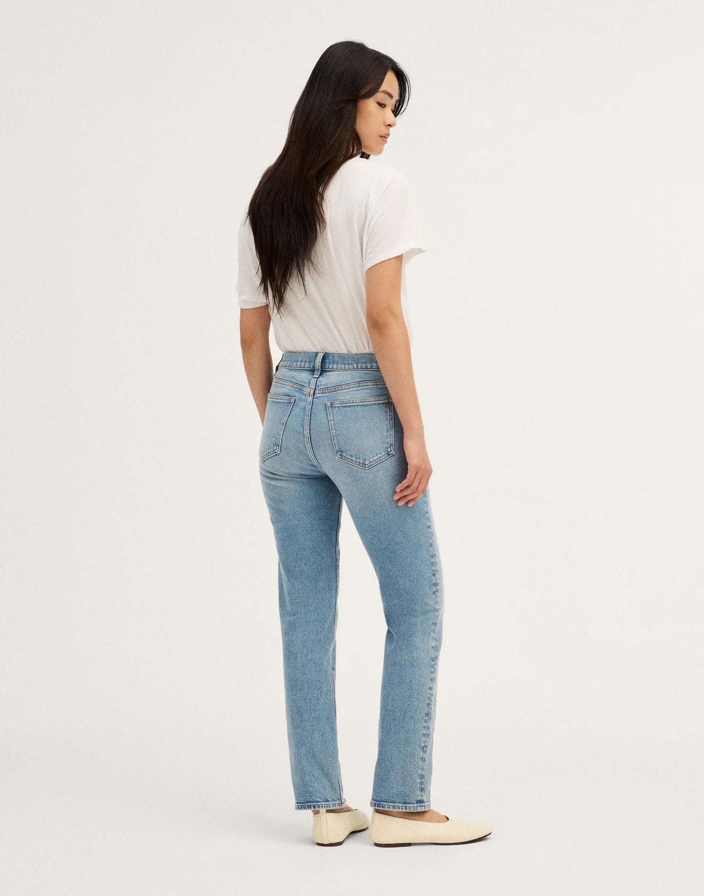 Madewell The Jules Slim-Straight Jean Raebrook Wash