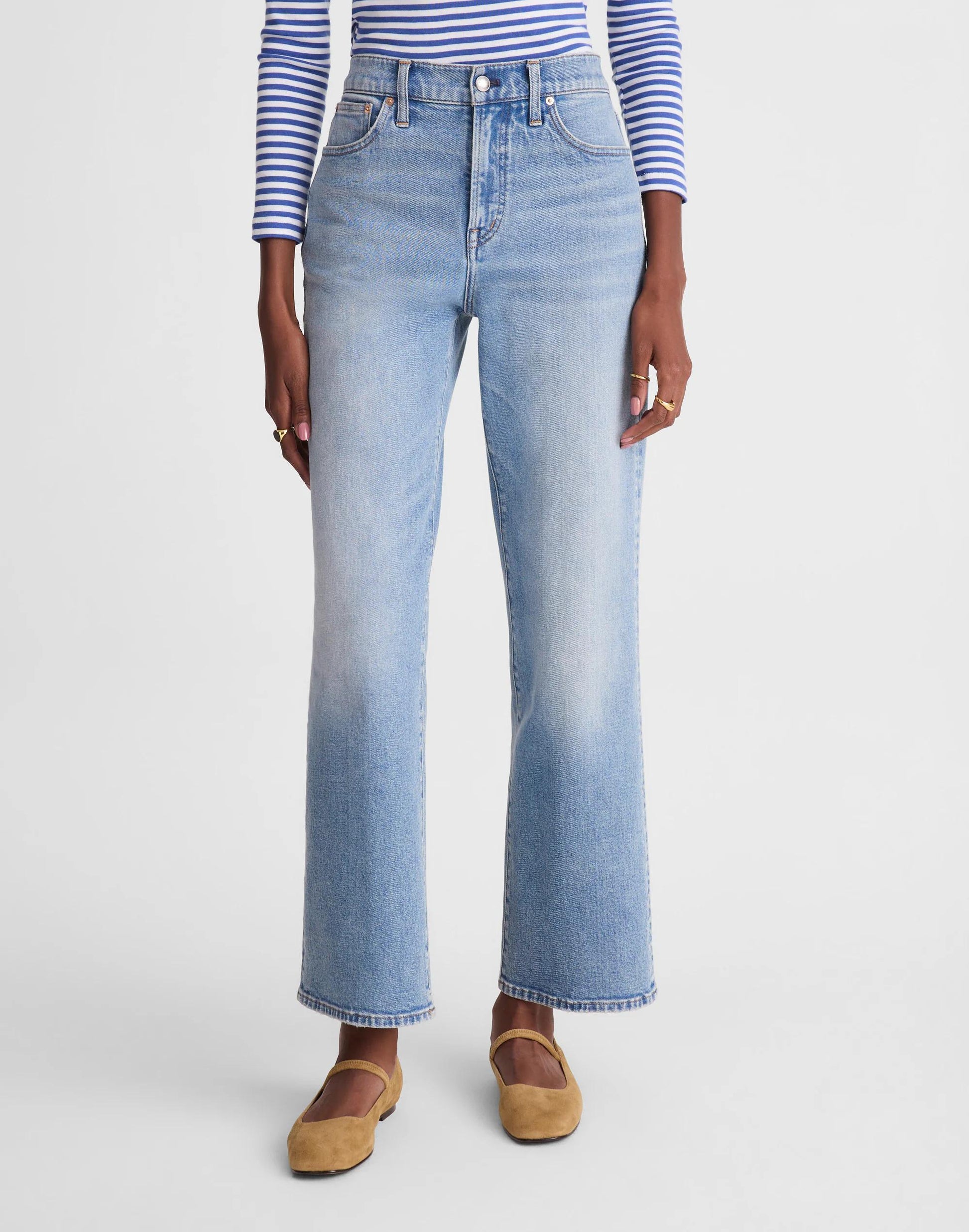 Madewell The Perfect Vintage Wide-Leg Crop Jean Raebrook Wash