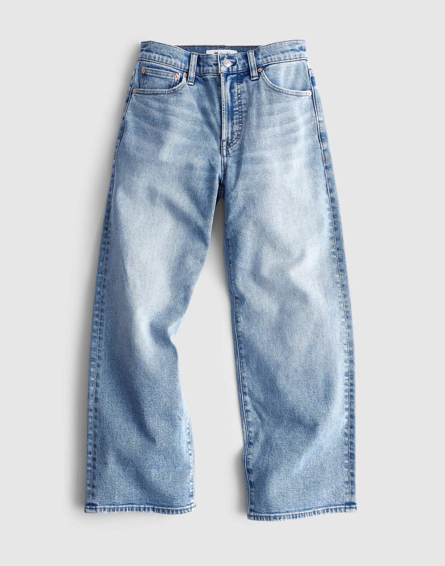 Madewell The Perfect Vintage Wide-Leg Crop Jean Raebrook Wash