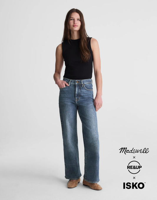 Madewell Circular Wide-Leg Jean Soft Indigo Wash