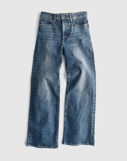 Madewell Circular Wide-Leg Jean Soft Indigo Wash