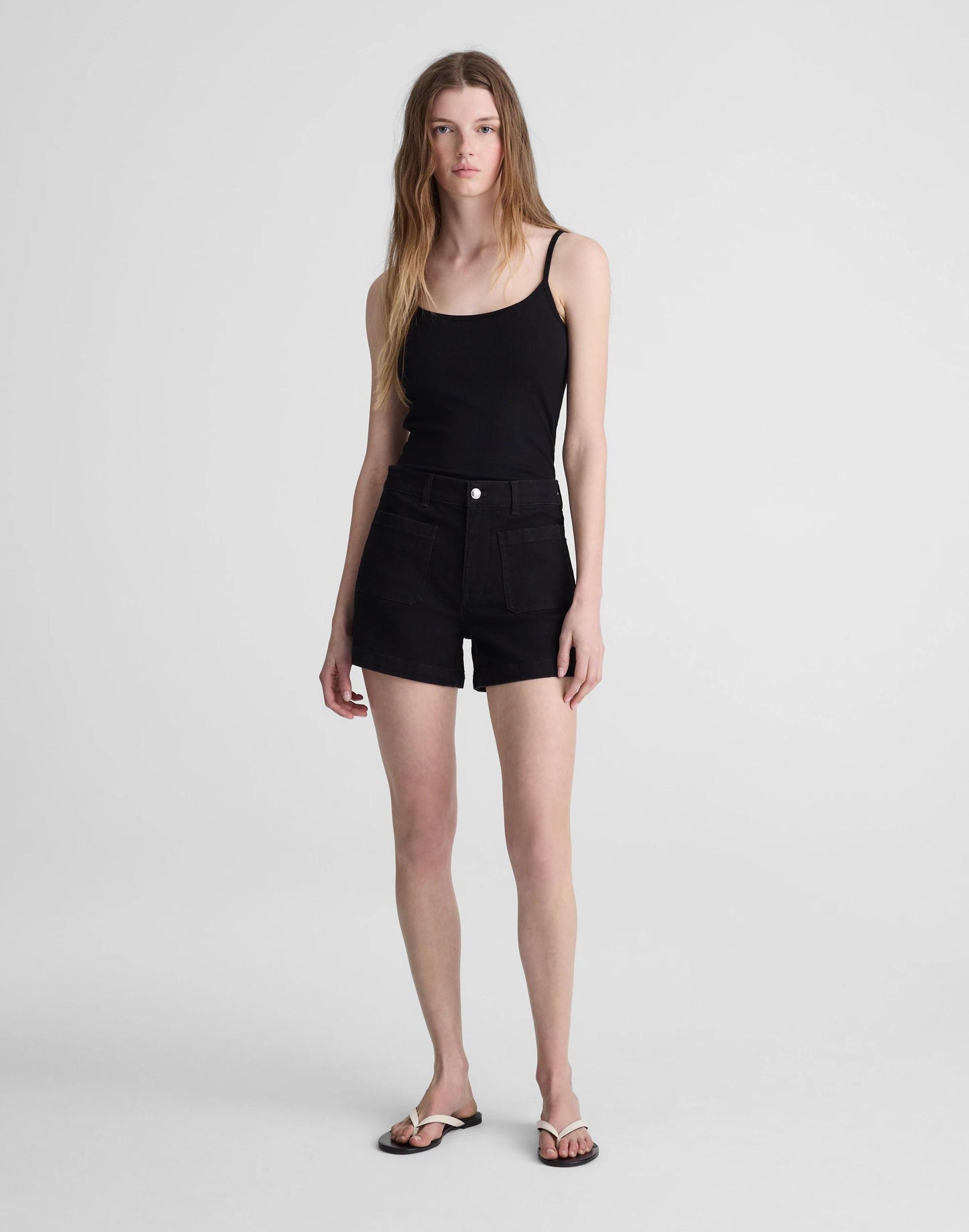Madewell The Emmy Denim Short Black Rinse Wash