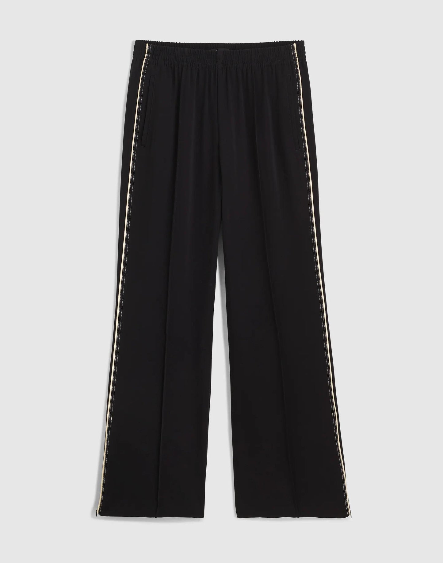 Madewell Pull-On Bootcut Track Pant Jet Black