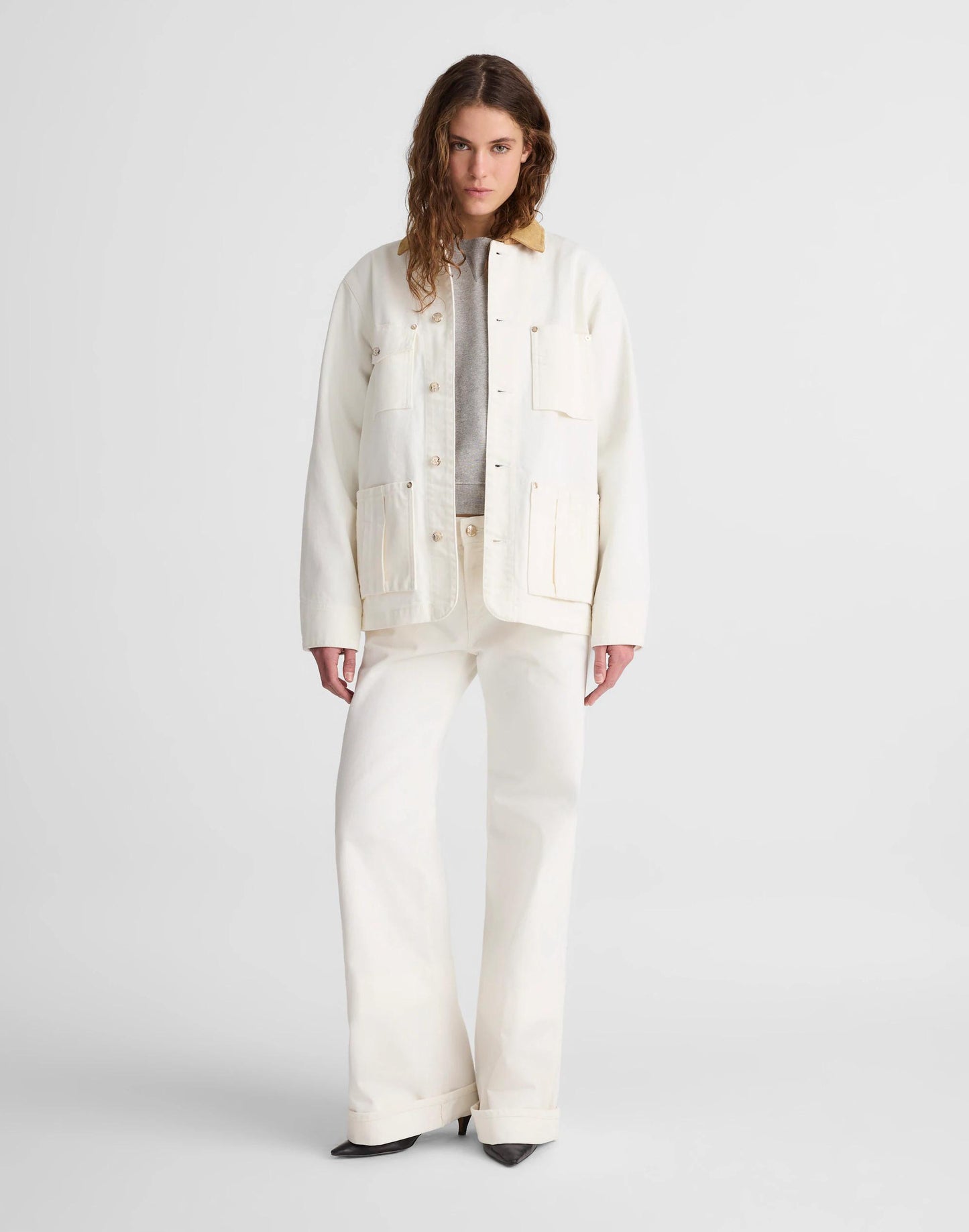 Madewell Madewell x Benjamin Talley Smith The Fairview Barn Jacket in Chalk Wash Chalk Wash