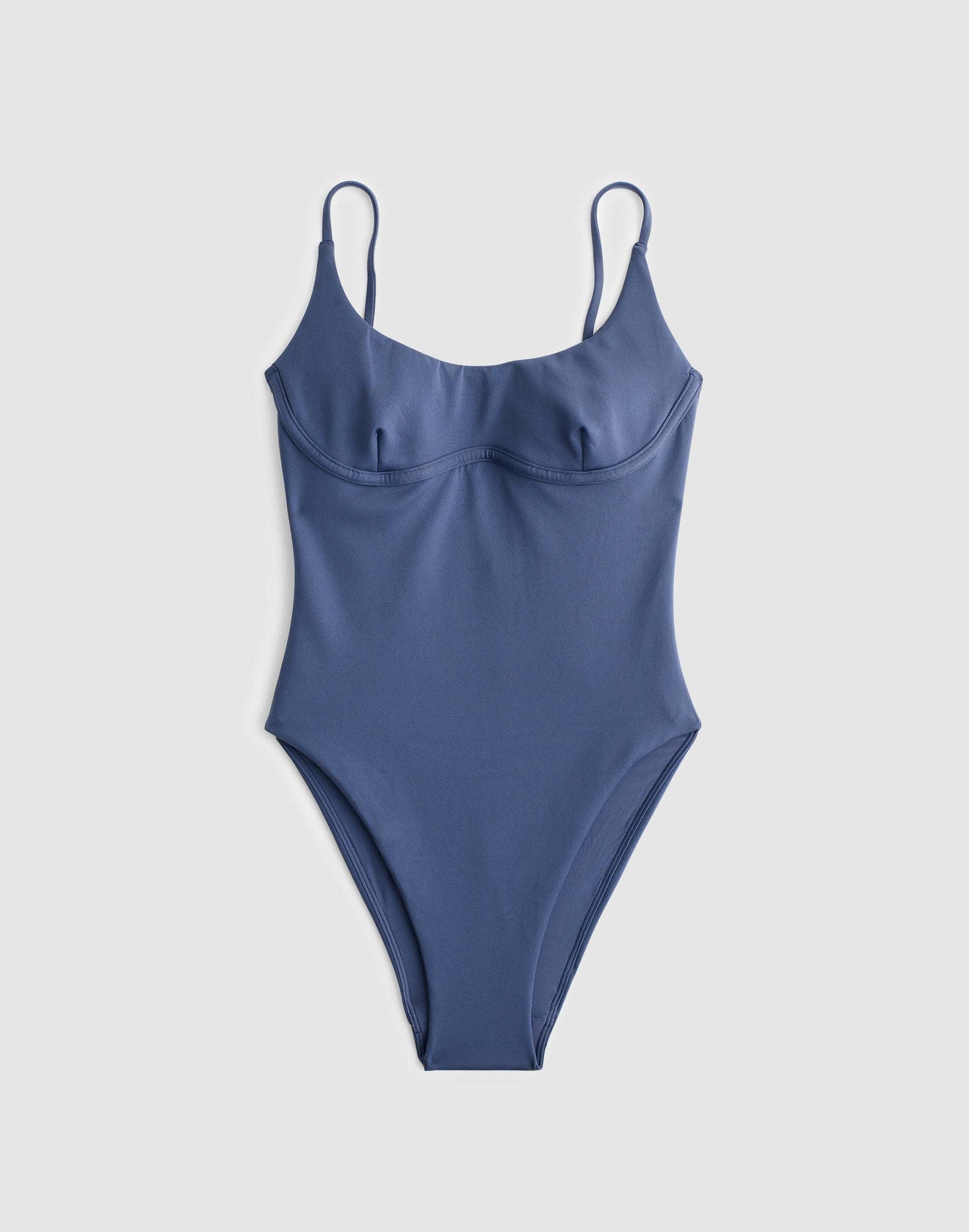 Madewell Left On Friday Sunday One-Piece Swimsuit Varsity