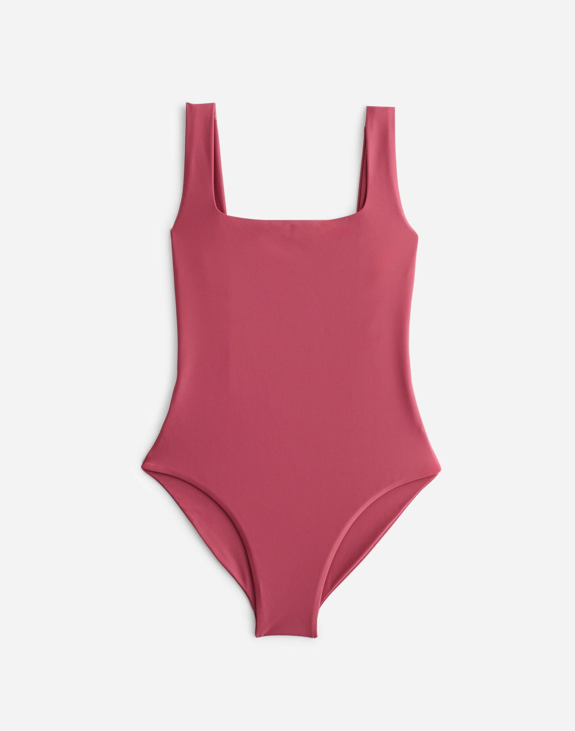 Madewell Jade Swim Haven One-Piece Swimsuit Berry