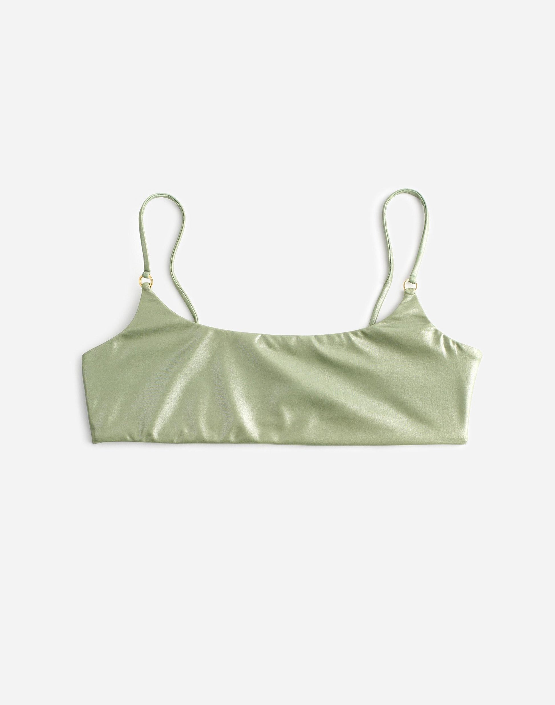 Madewell Jade Swim Hinge Bikini Top Kiwi