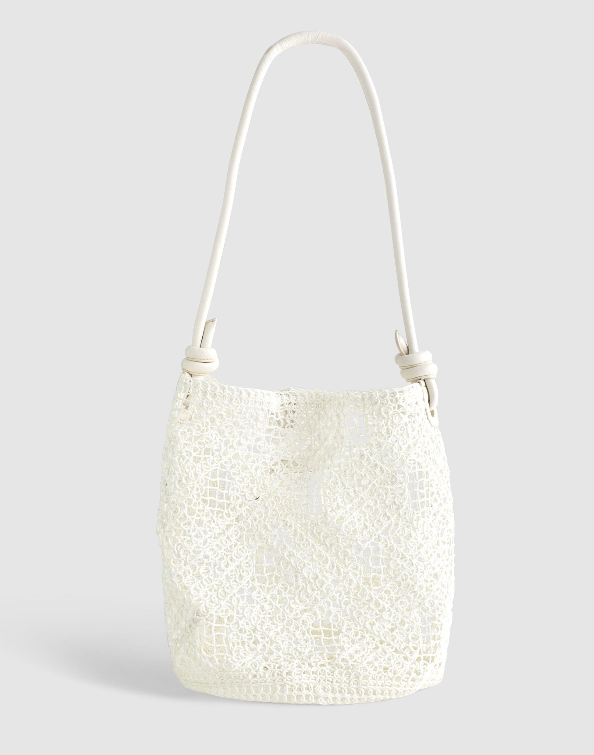 Madewell Open-Weave Tote Vintage Ivory