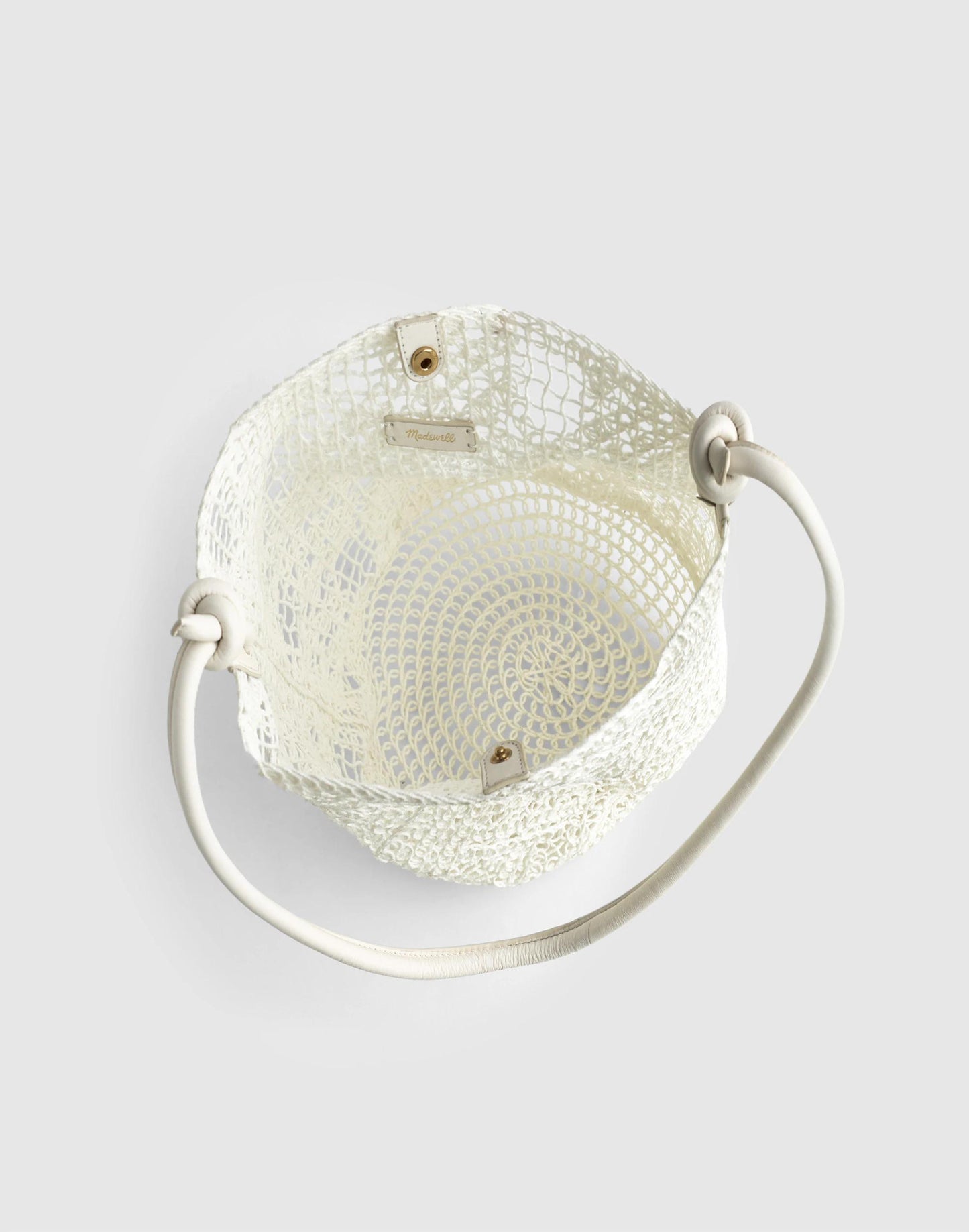Madewell Open-Weave Tote Vintage Ivory