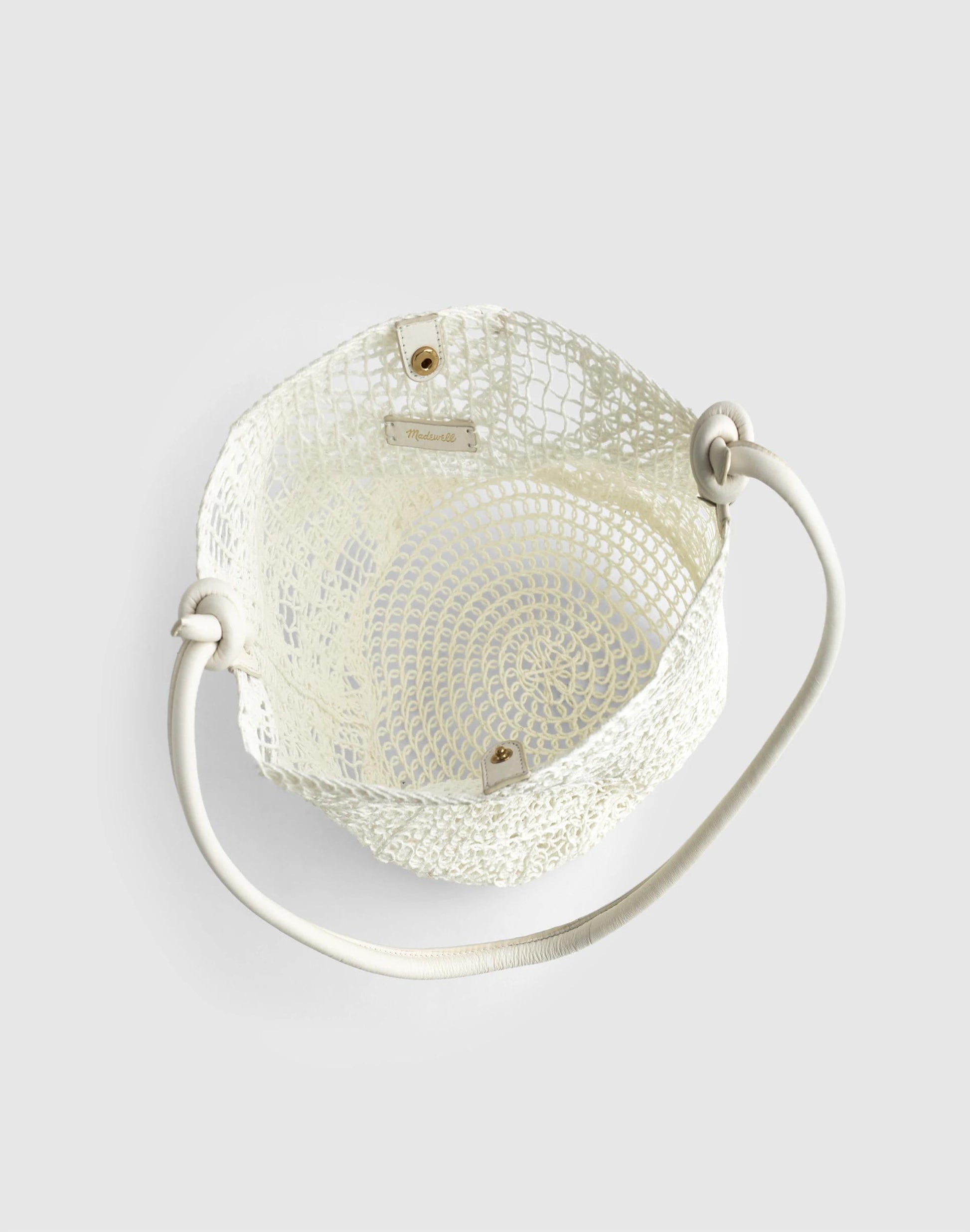 Madewell Open-Weave Tote Vintage Ivory
