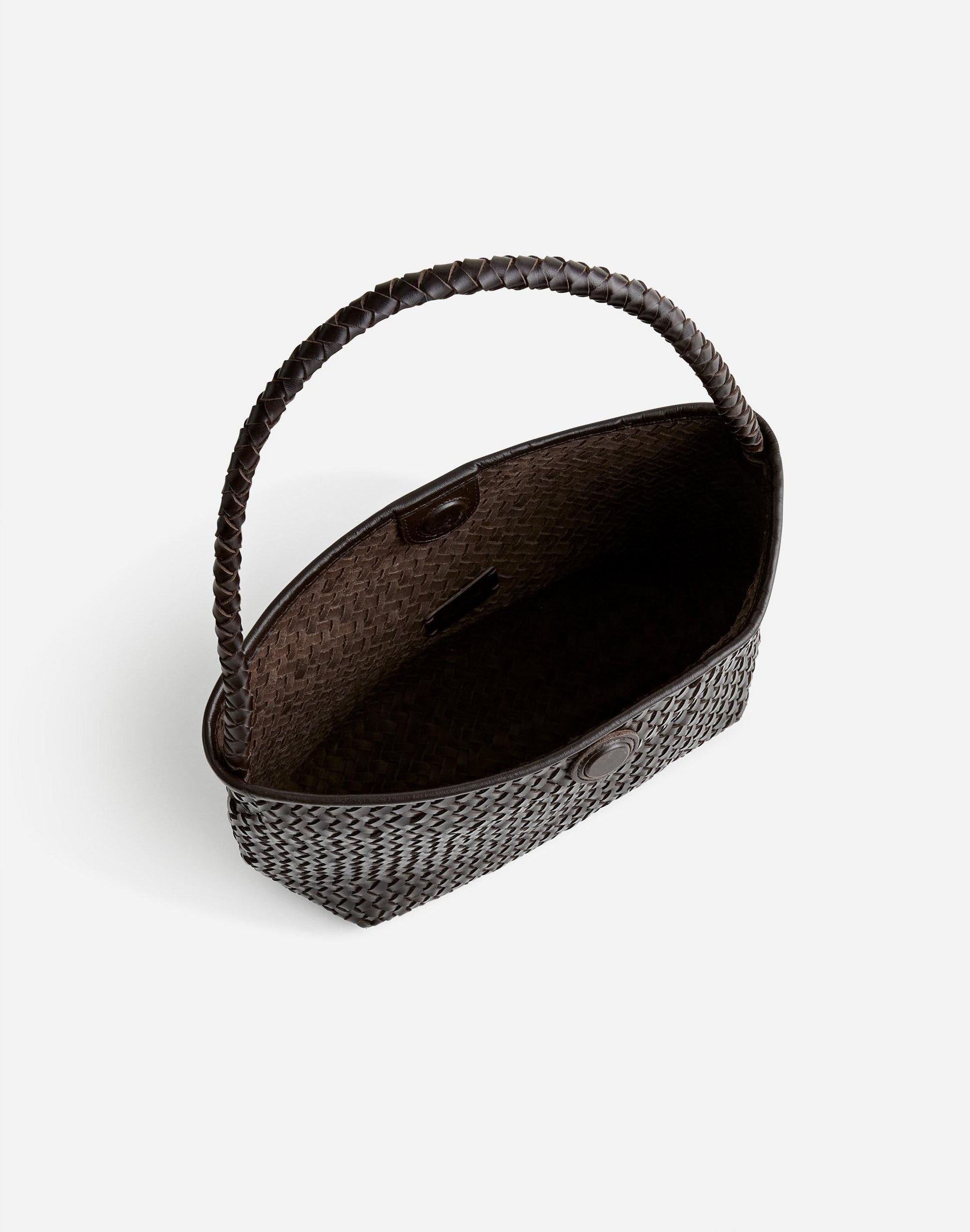 Madewell The Signature Woven Shoulder Bag Coffee Bean