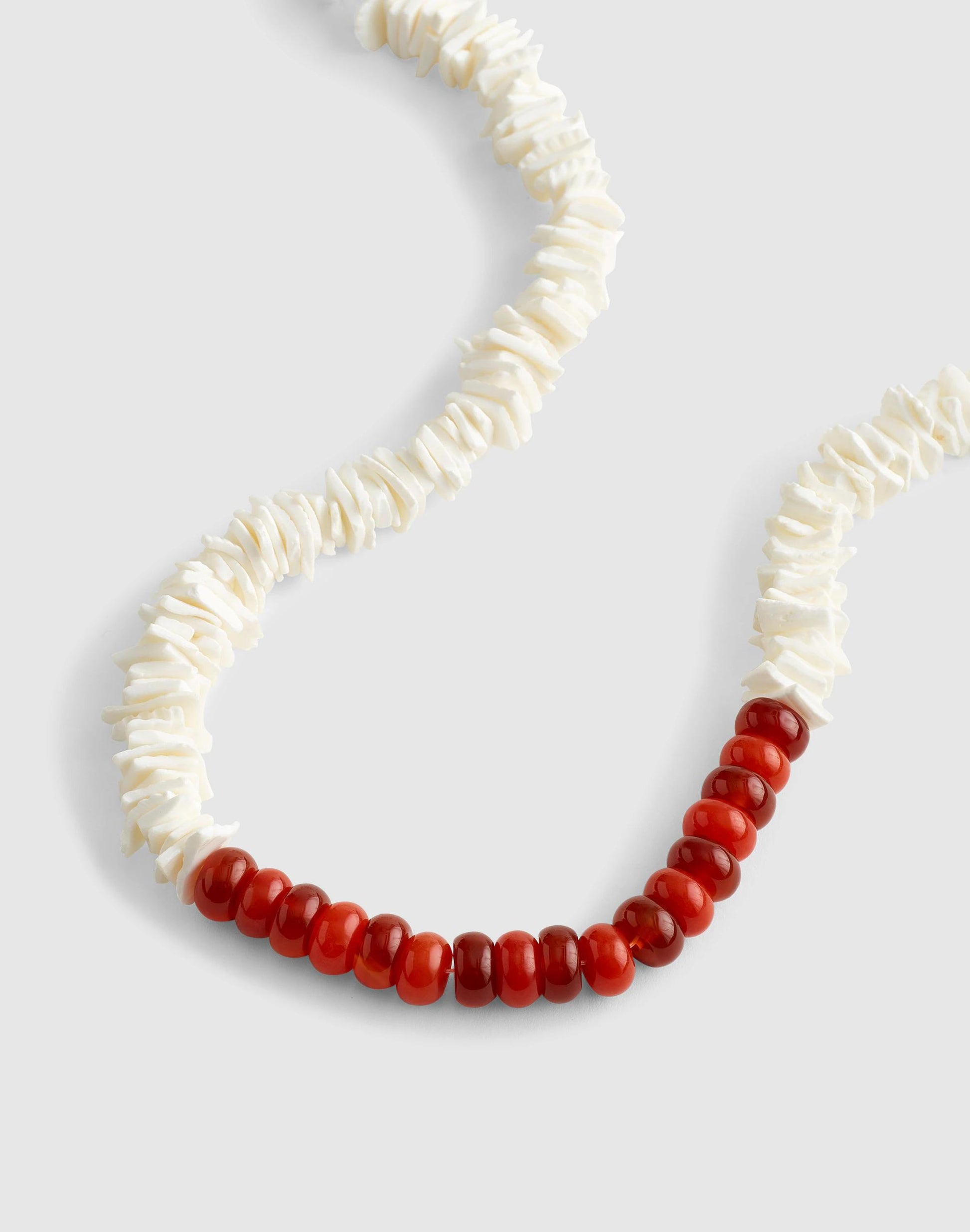 Madewell Semiprecious Puka Shell Beaded Choker Necklace Antique Gold