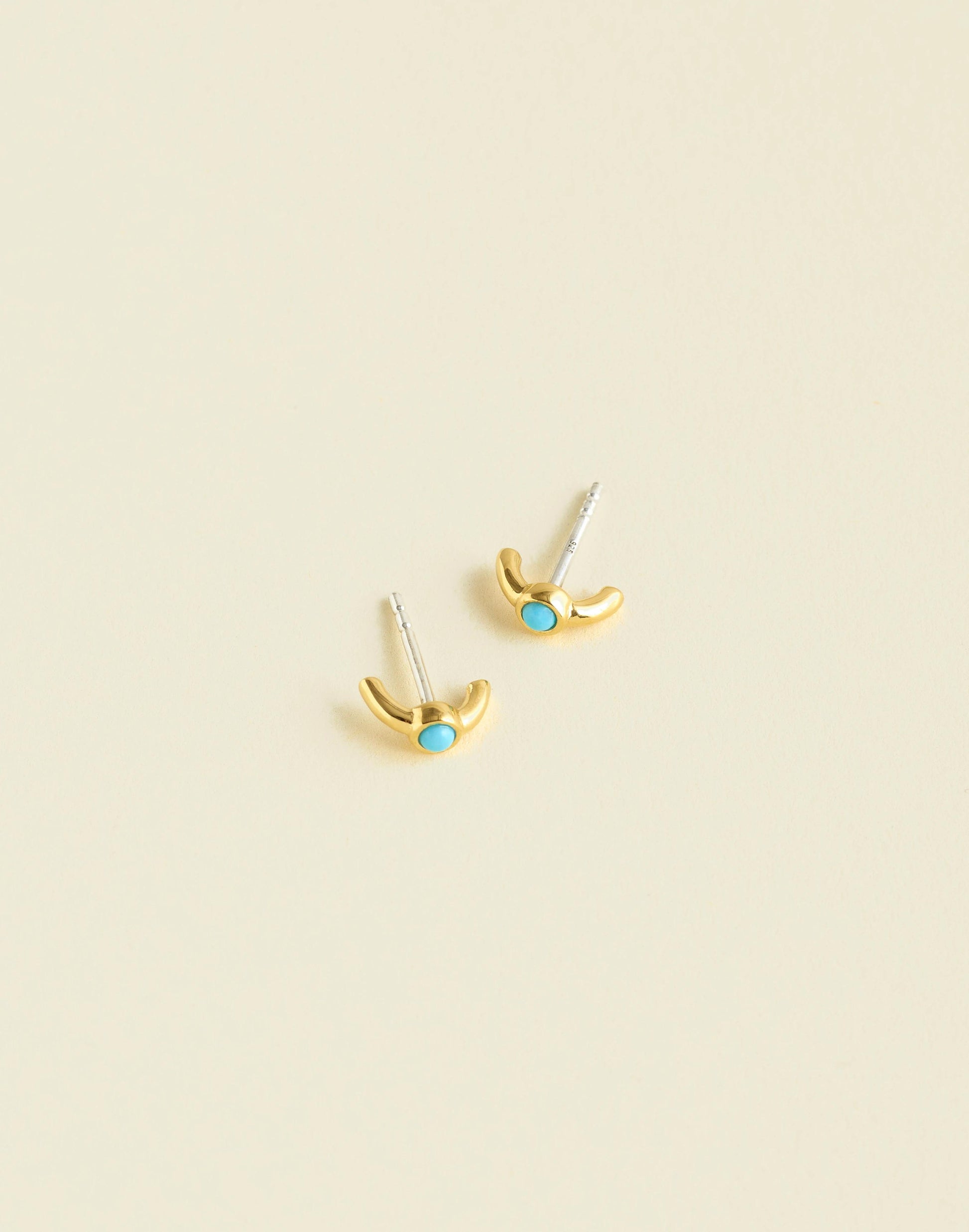 Madewell Demi-Fine Illusion Stud Earrings Turquoise Multi