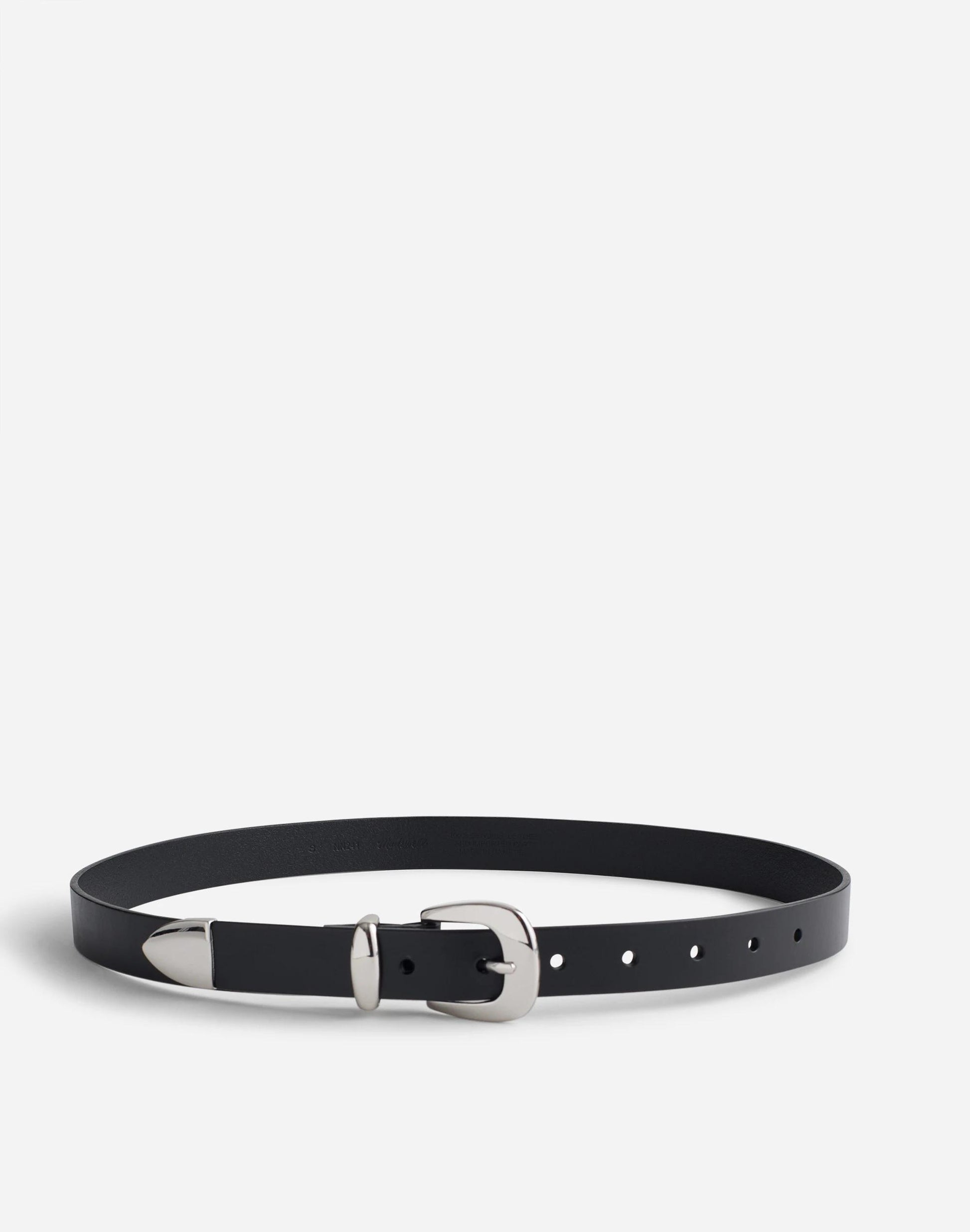 Madewell Skinny Western Belt True Black