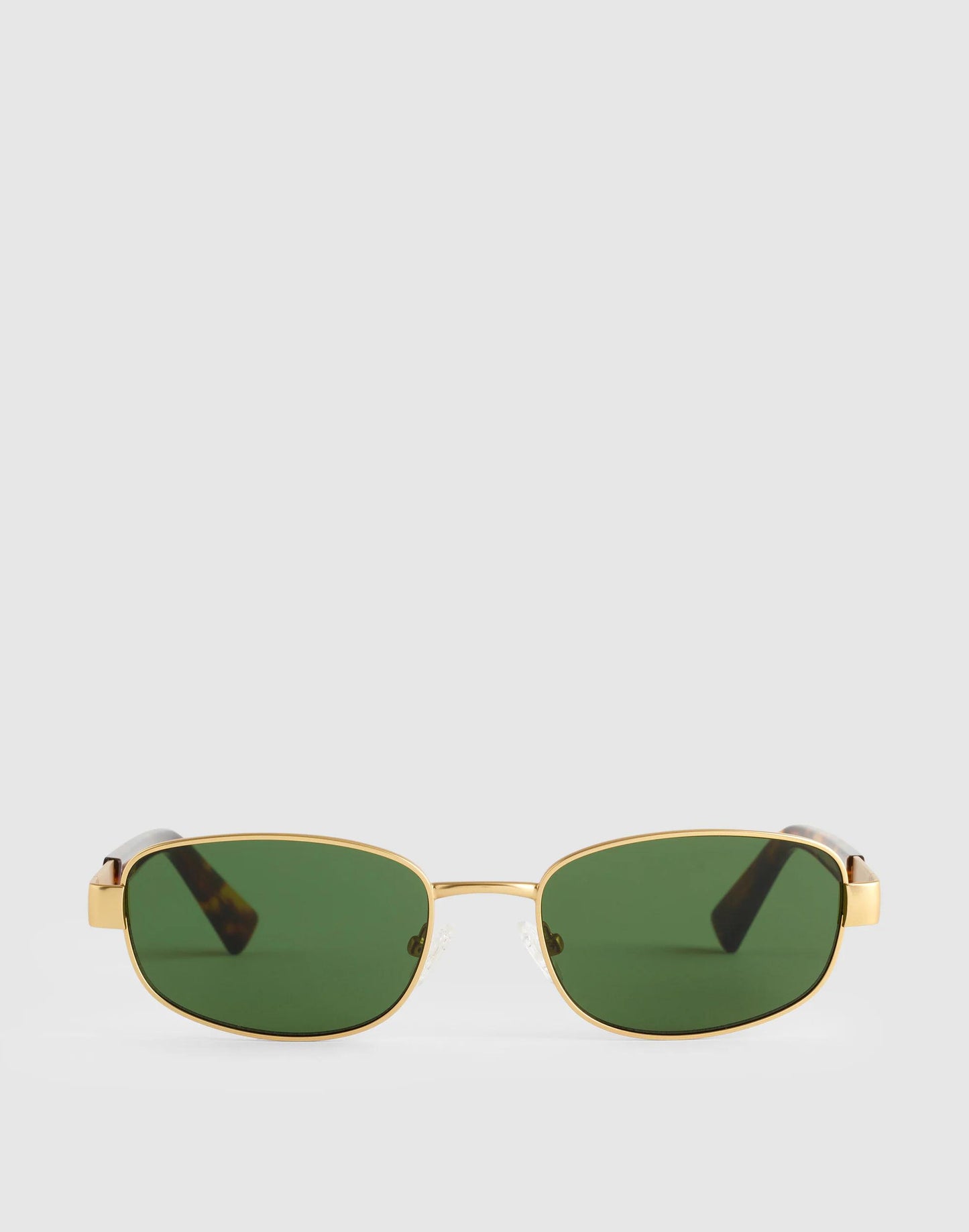 Madewell The Codi Rectangular Sunglasses Vintage Gold
