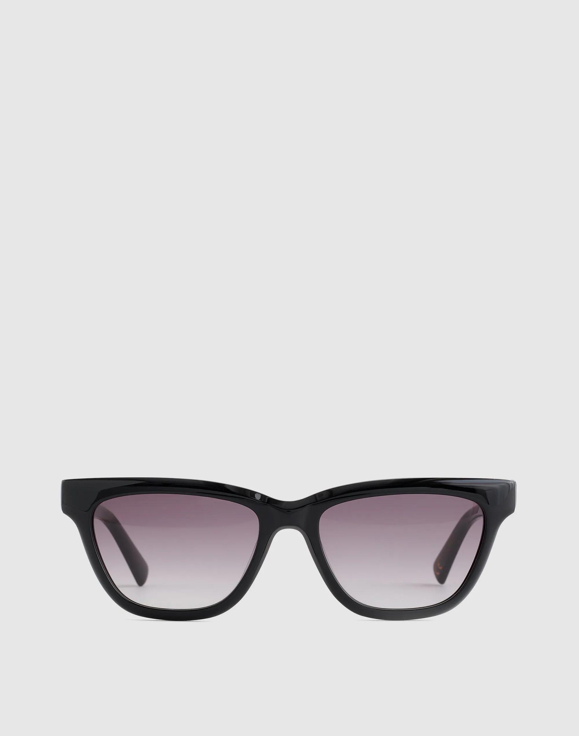 Madewell The Delia Angular Sunglasses True Black