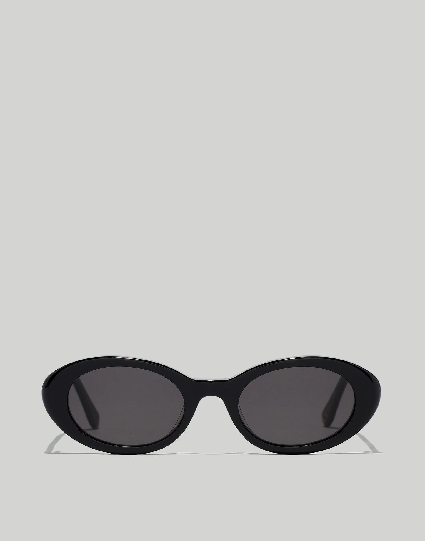 Madewell Russell Oval Sunglasses True Black