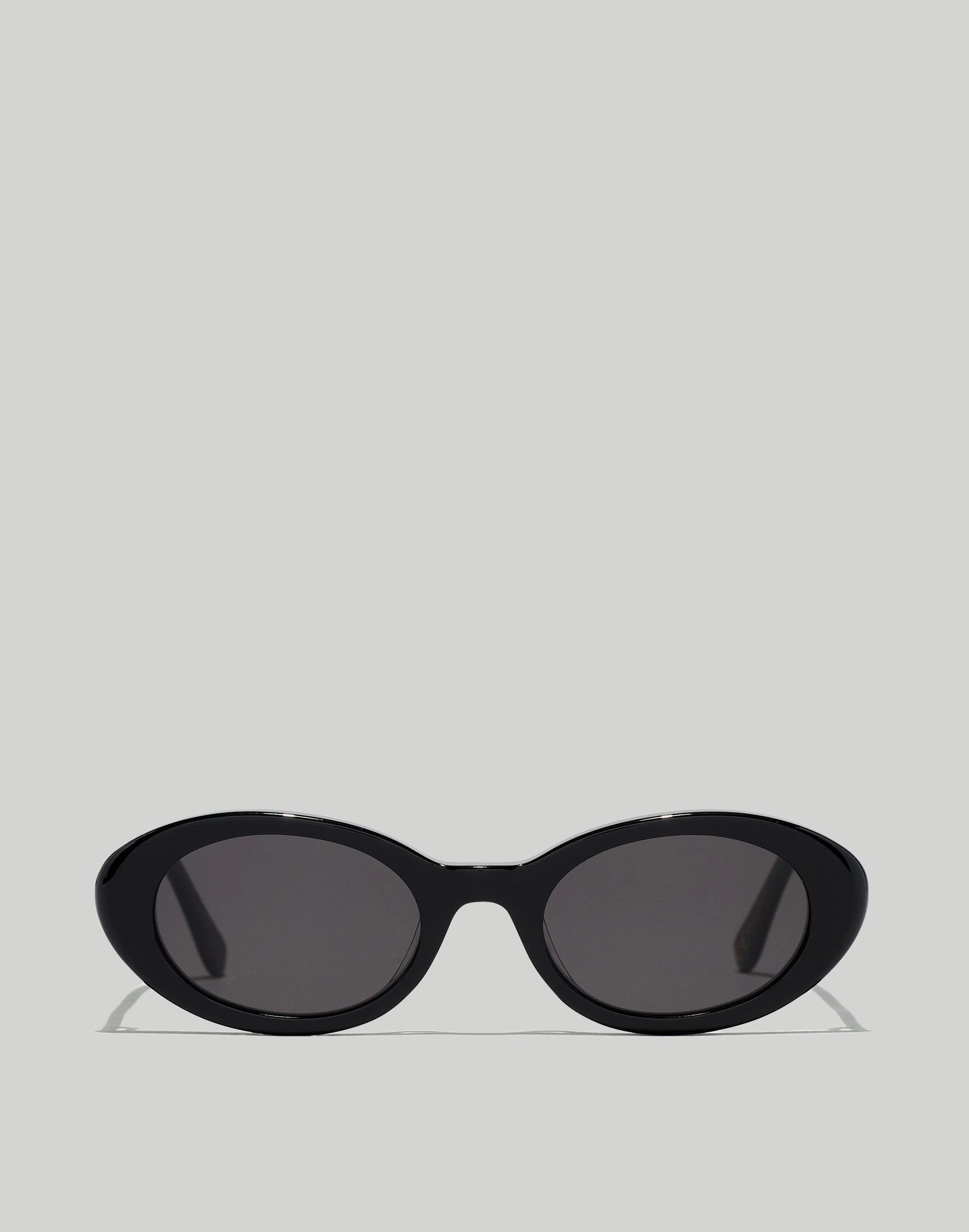 Madewell Russell Oval Sunglasses True Black