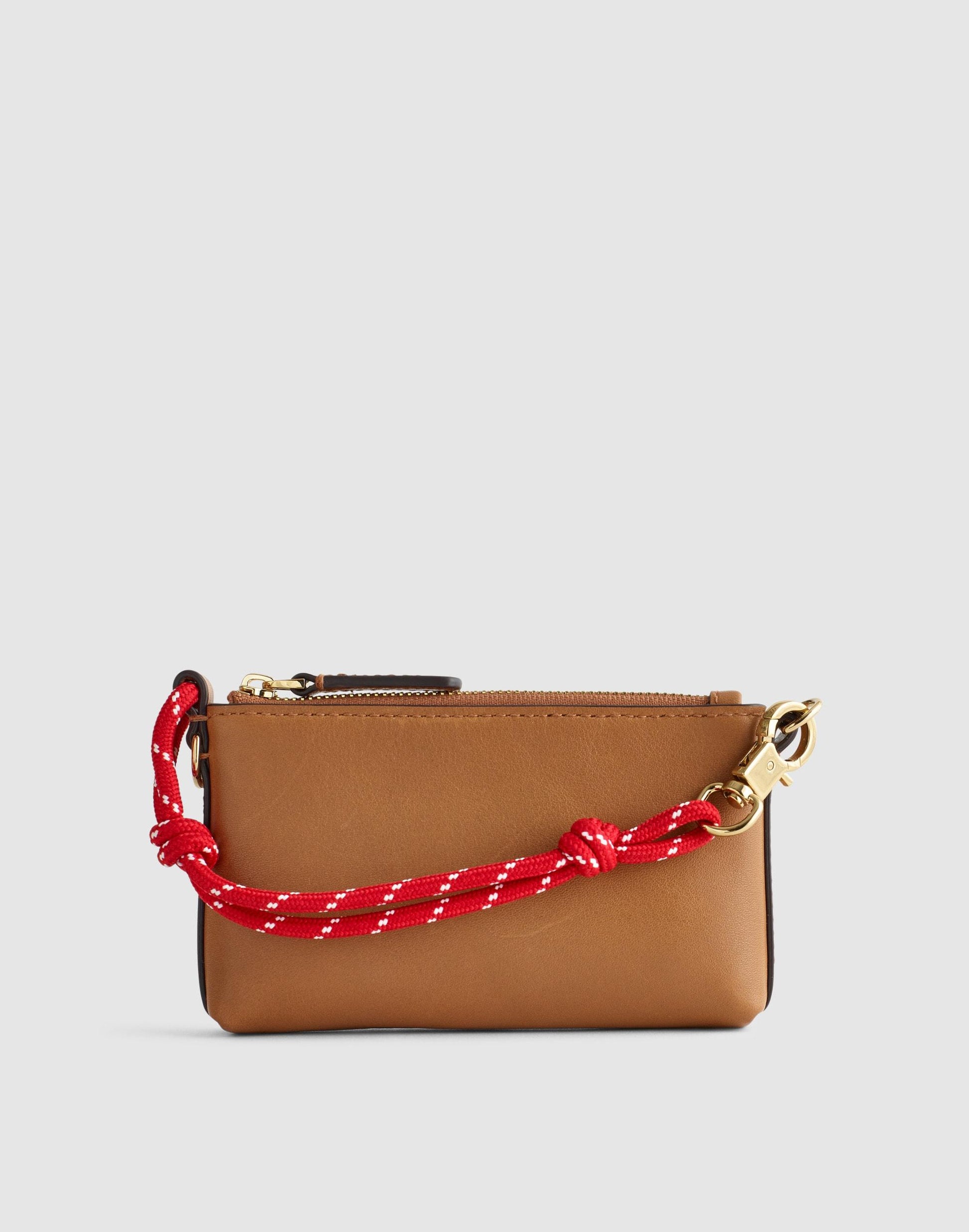 Madewell The Clip-Strap Pouch Festival Red Multi
