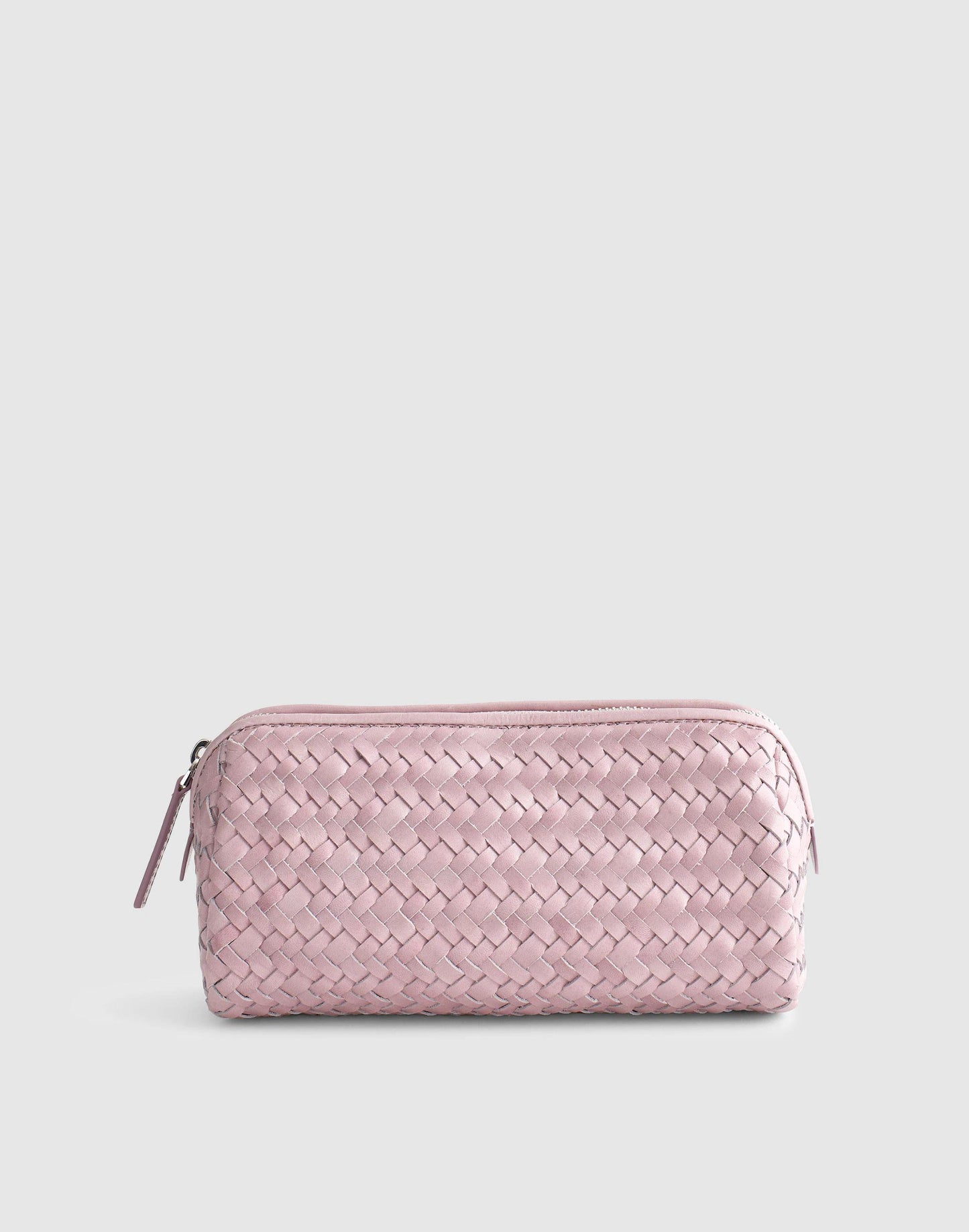 Madewell The Signature Woven Zip Pouch Marble Lilac