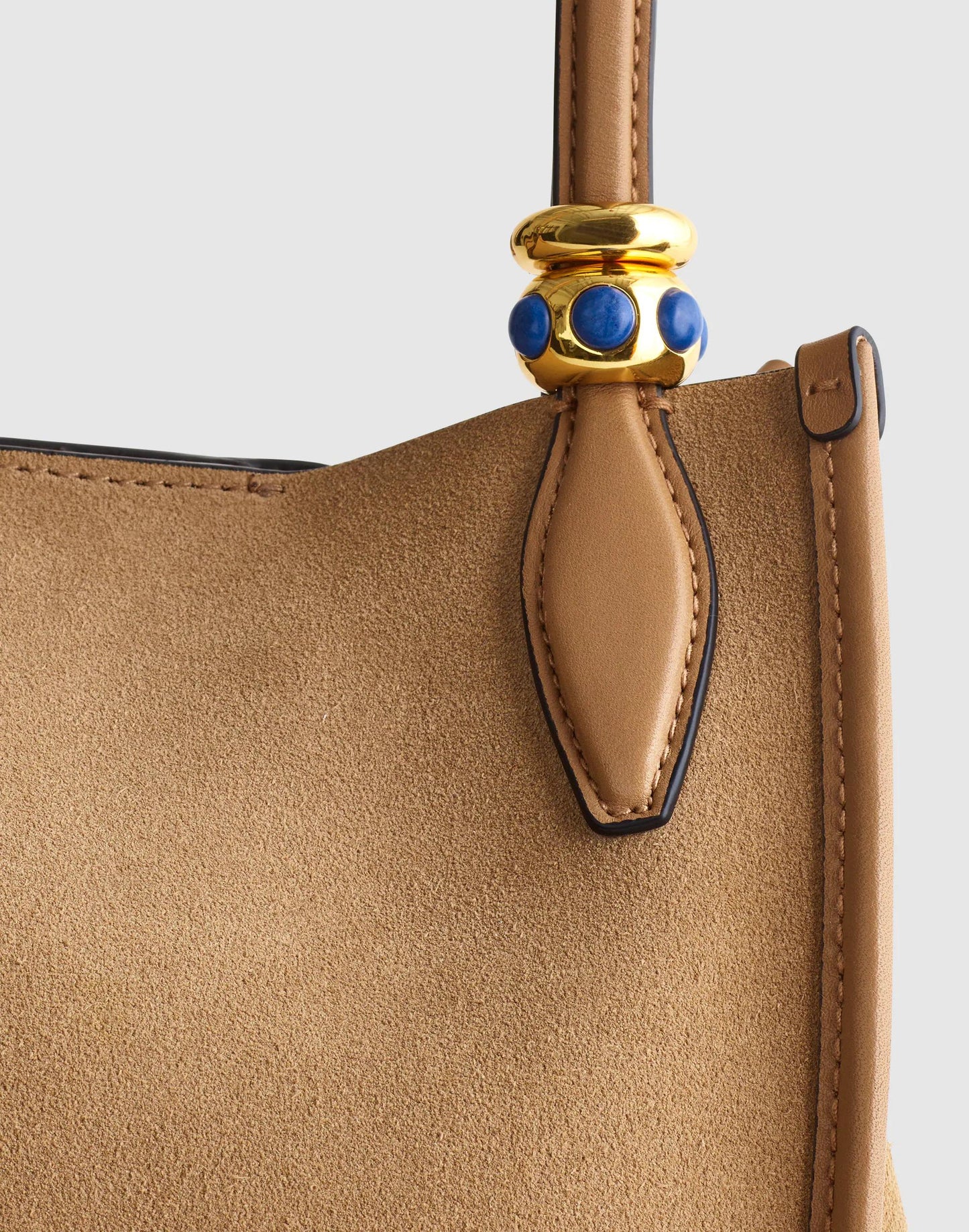 Madewell Cabochon Bead Clip Set Lapis